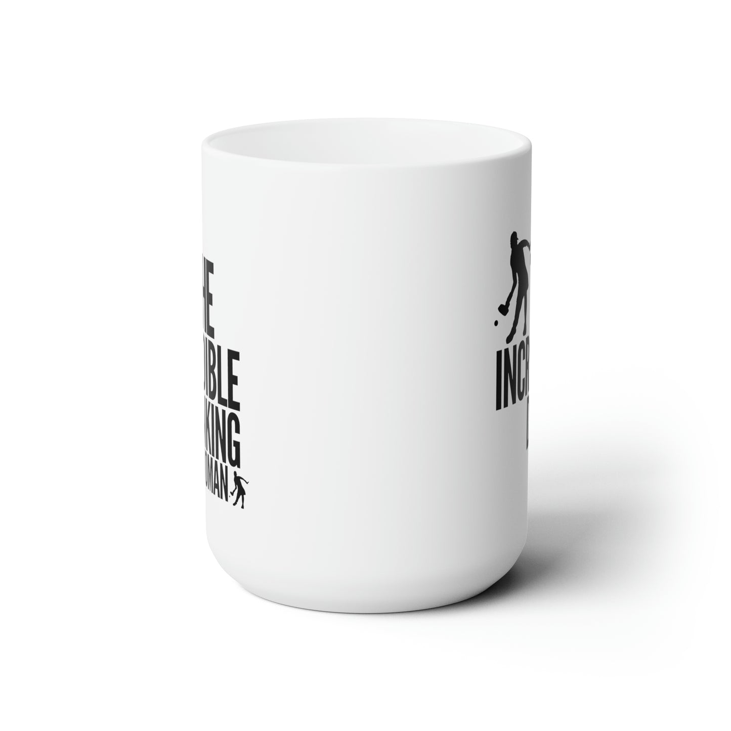 The Incredible Dinking Woman 15 Oz White Coffee Mug