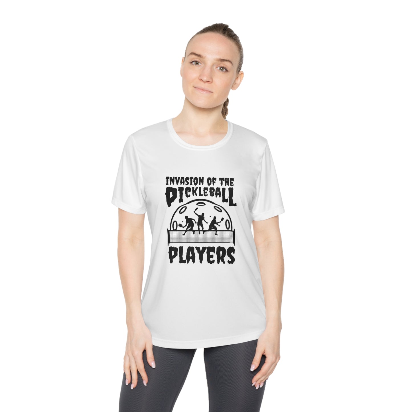 Invasion of the Pickleball Players Women's Moisture Wicking