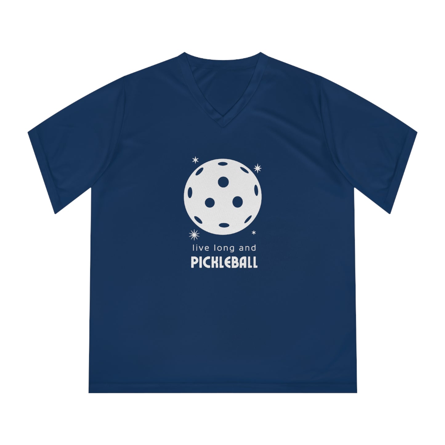 Live Long And Pickleball Women's Performance V-Neck