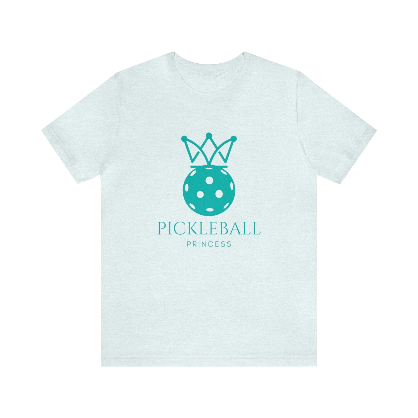 Pickleball Princess Tiffany Blue Imprint. Bella+Canvas