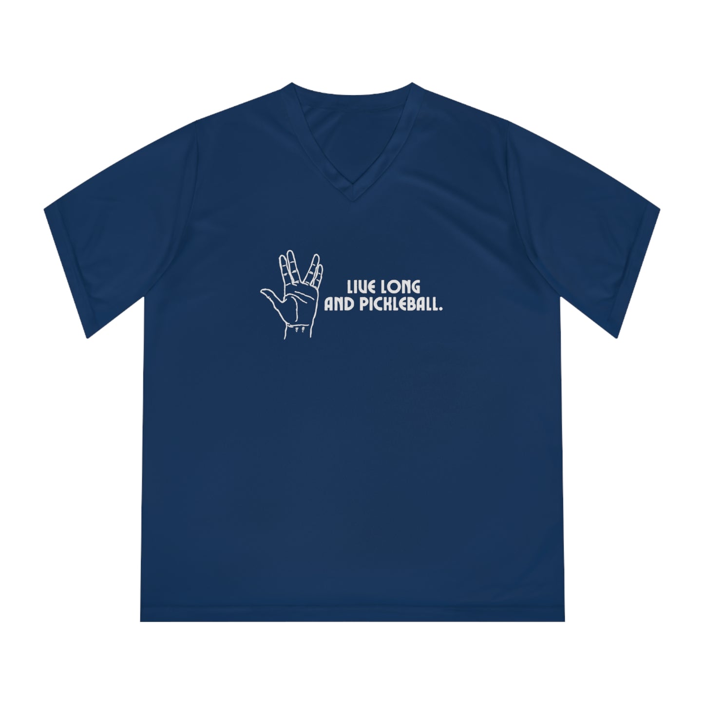 Live Long And Pickleball Women's Performance V-Neck