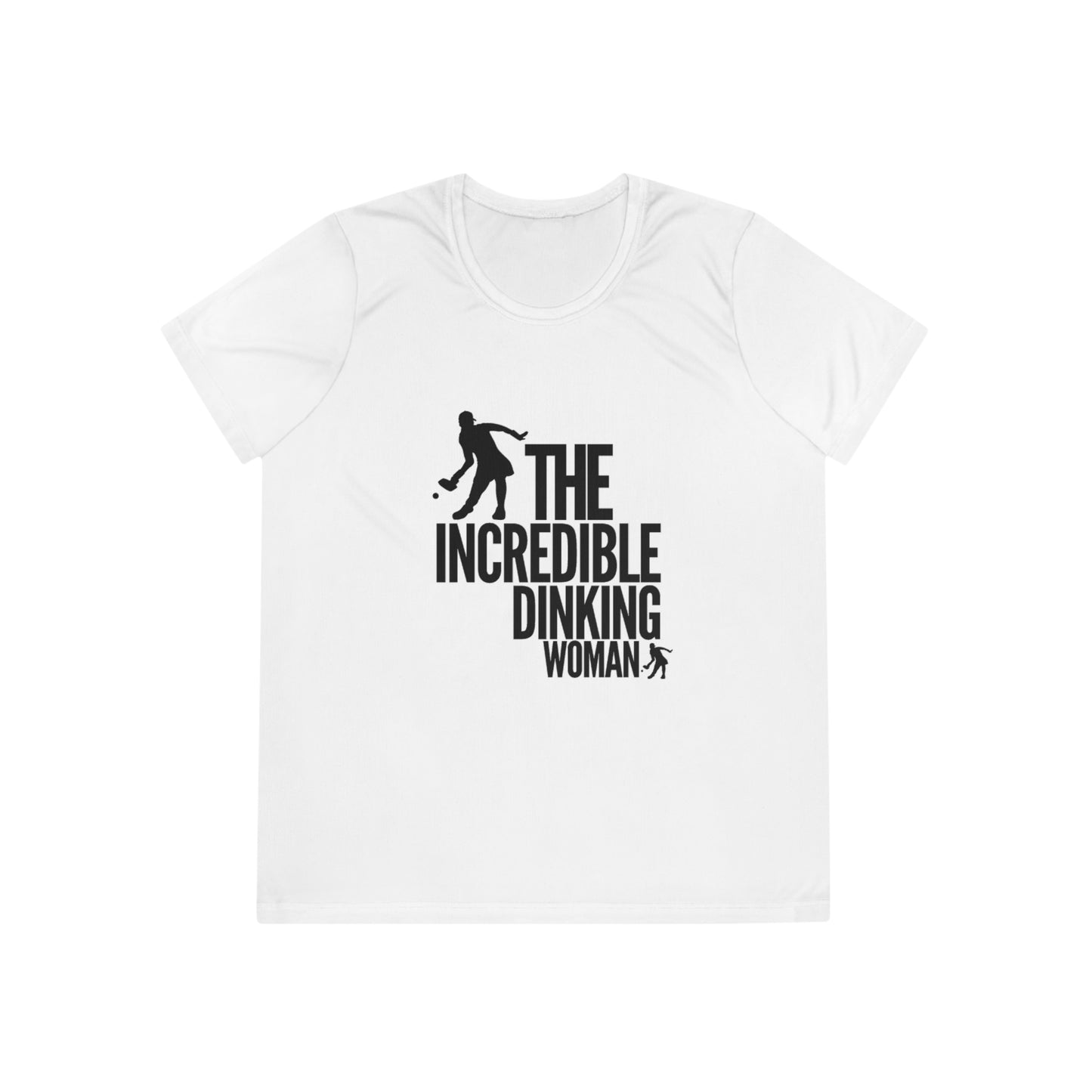 The Incredible Dinking Woman Women's Moisture Wicking