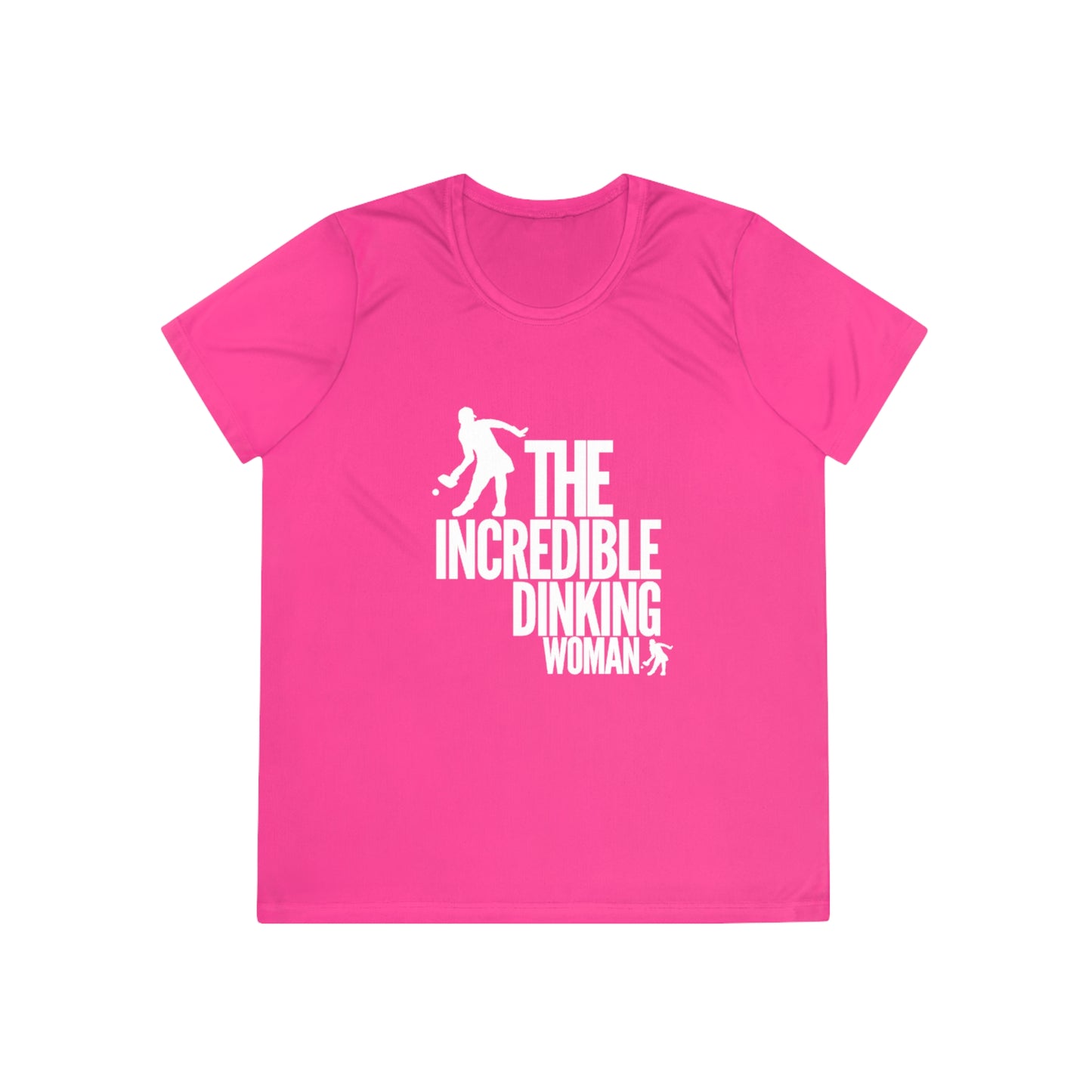 The Incredible Dinking Woman Women's Moisture Wicking