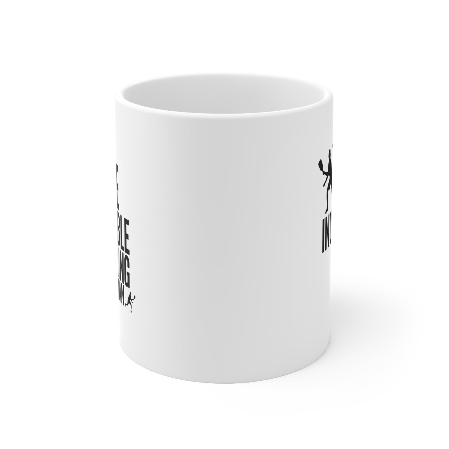 The Incredible Dinking Man 11 Oz White Coffee Mug