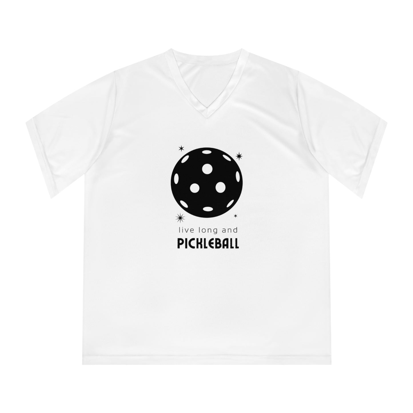 Live Long And Pickleball Women's Performance V-Neck