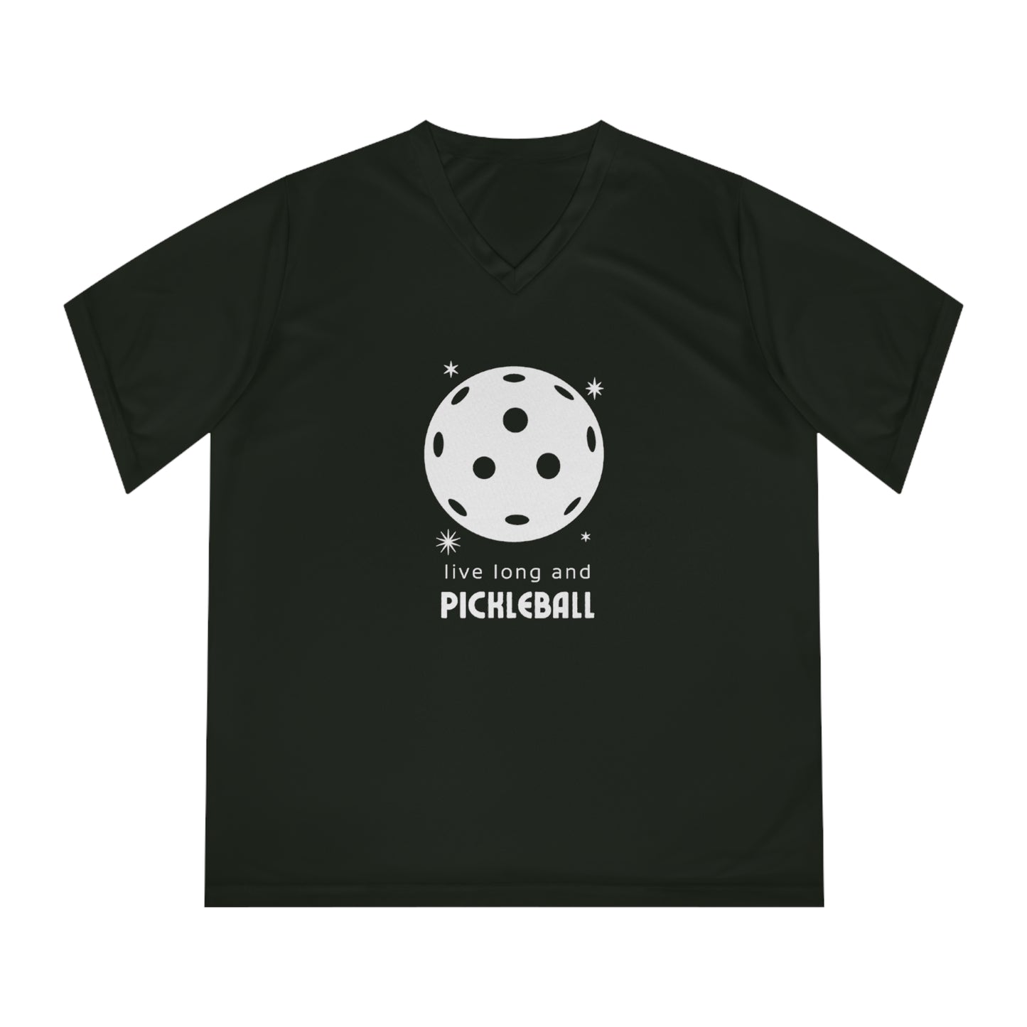 Live Long And Pickleball Women's Performance V-Neck