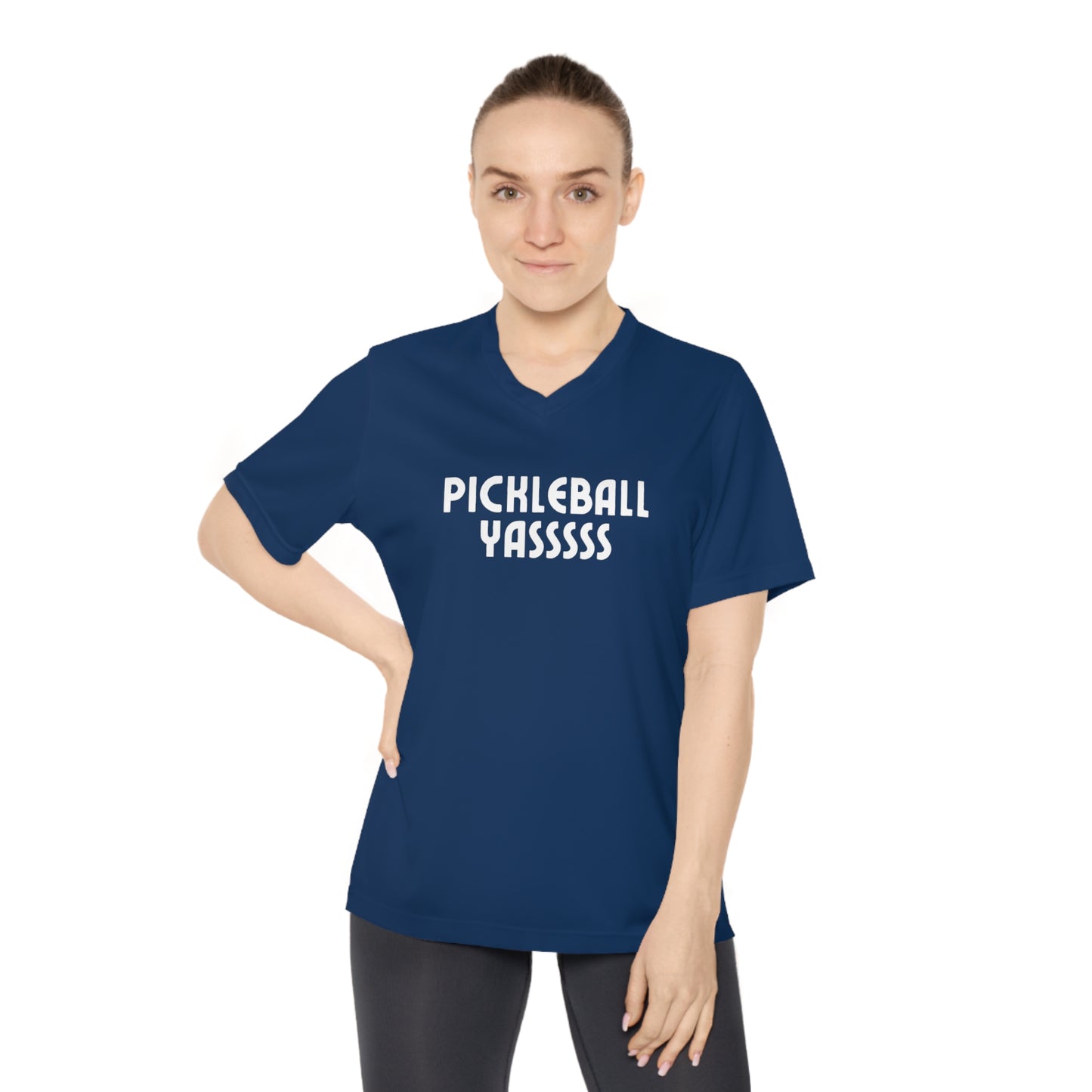 Pickleball YASSSSS Women's Performance V-Neck