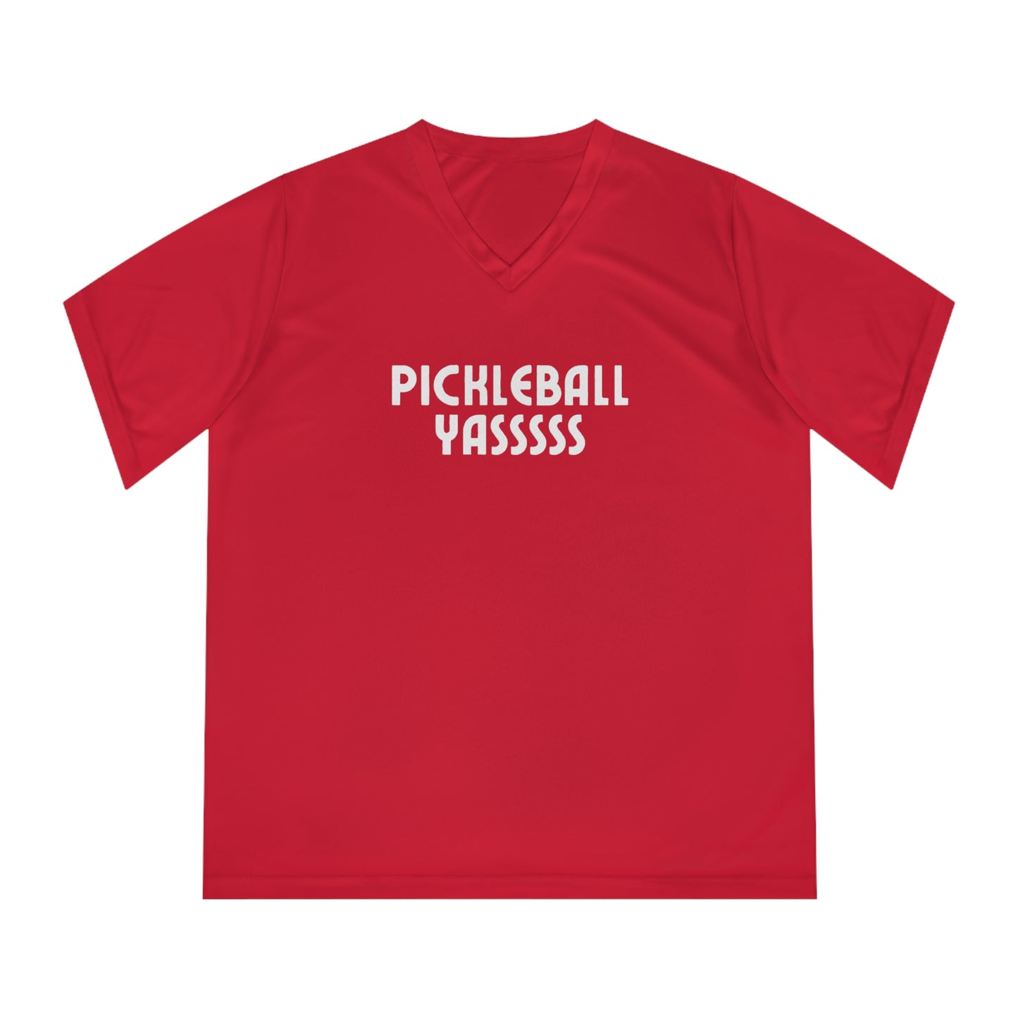 Pickleball YASSSSS Women's Performance V-Neck