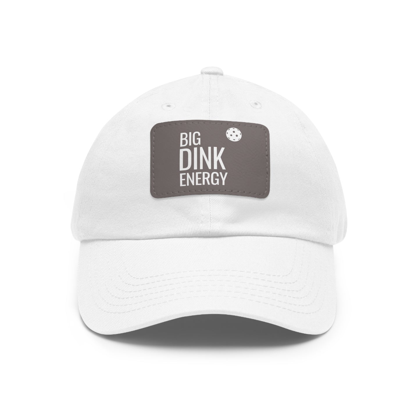 Big Dink Energy Baseball Cap with Leather Patch