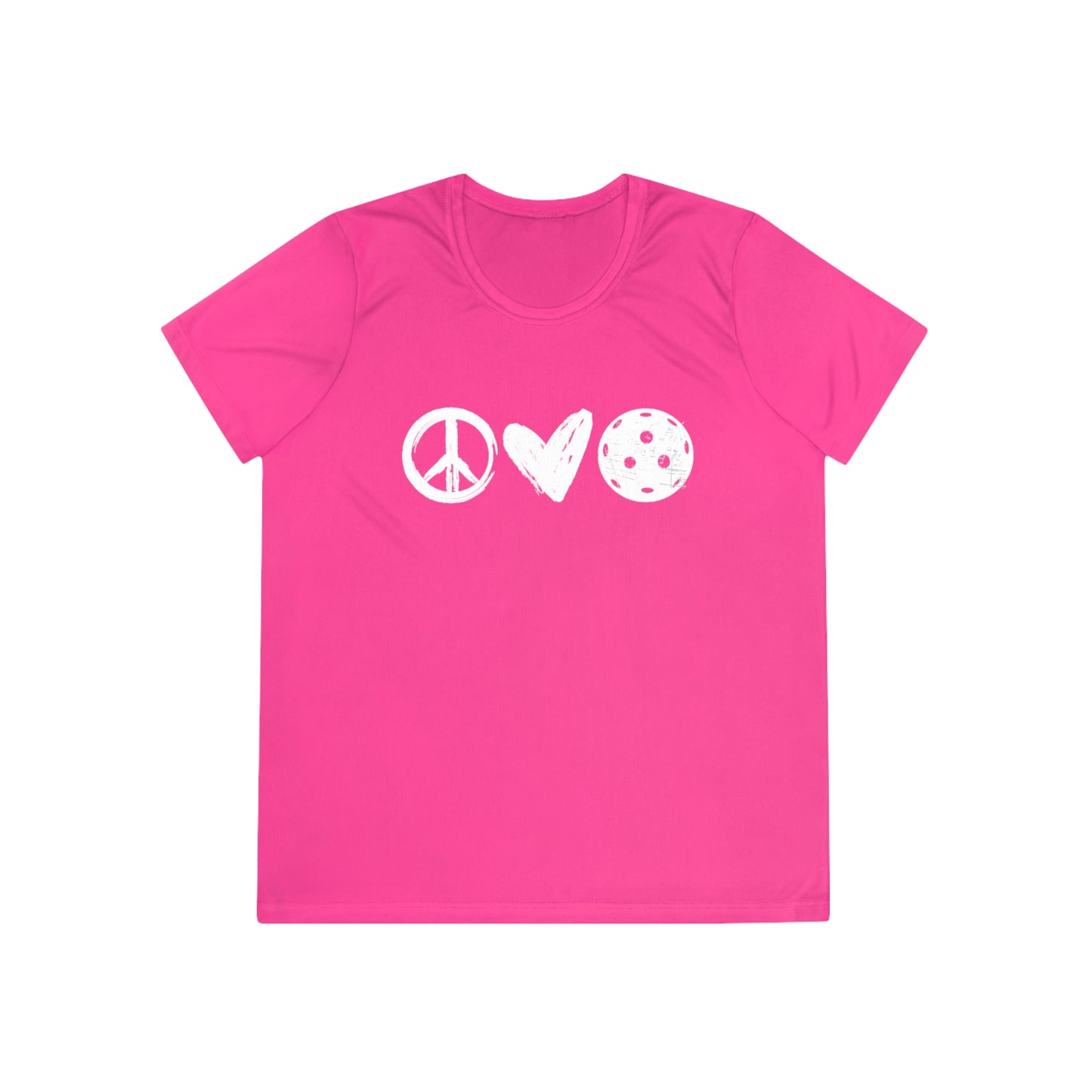 Peace, Love, Pickleball Women's Moisture Wicking