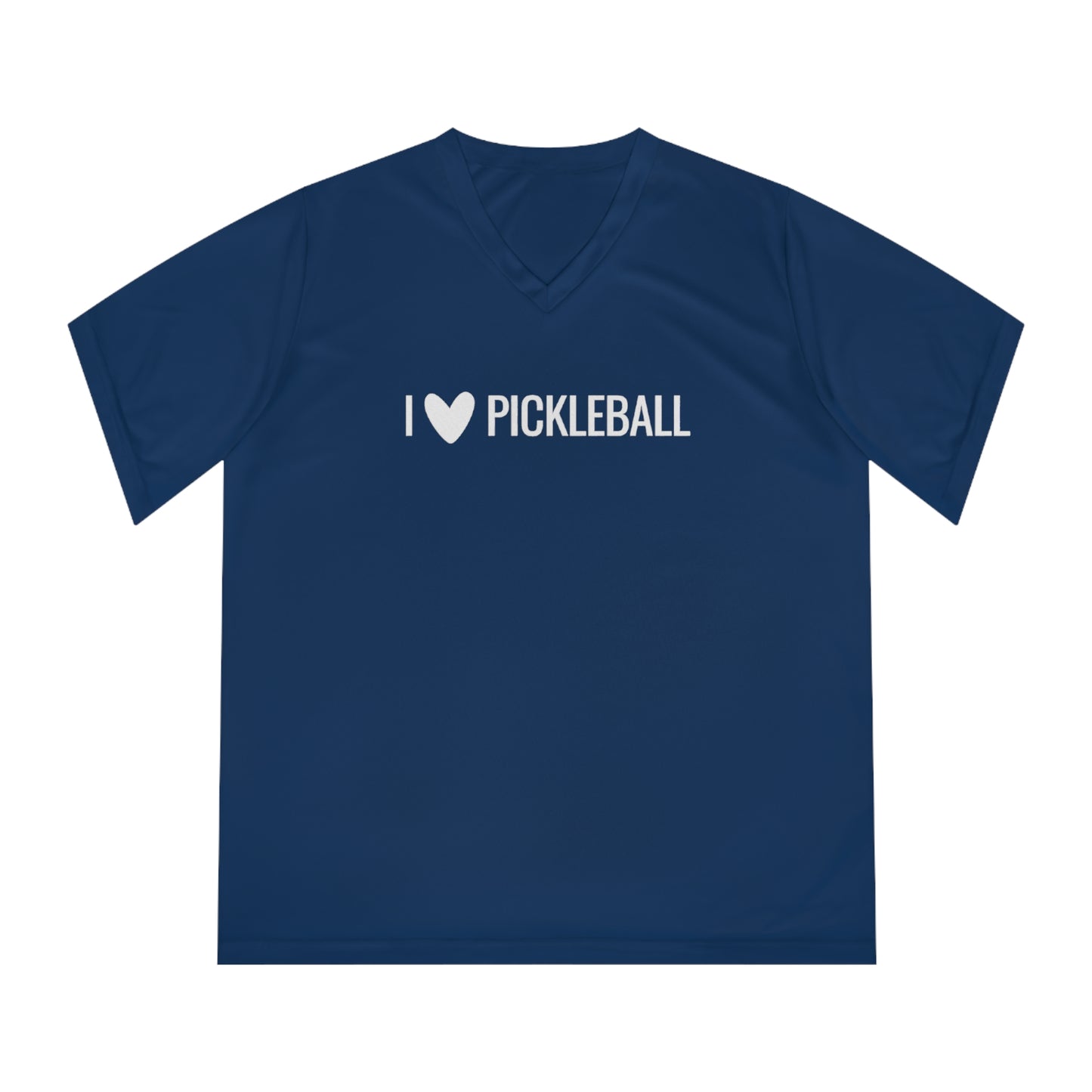 I Love Pickleball Women's Performance V-Neck