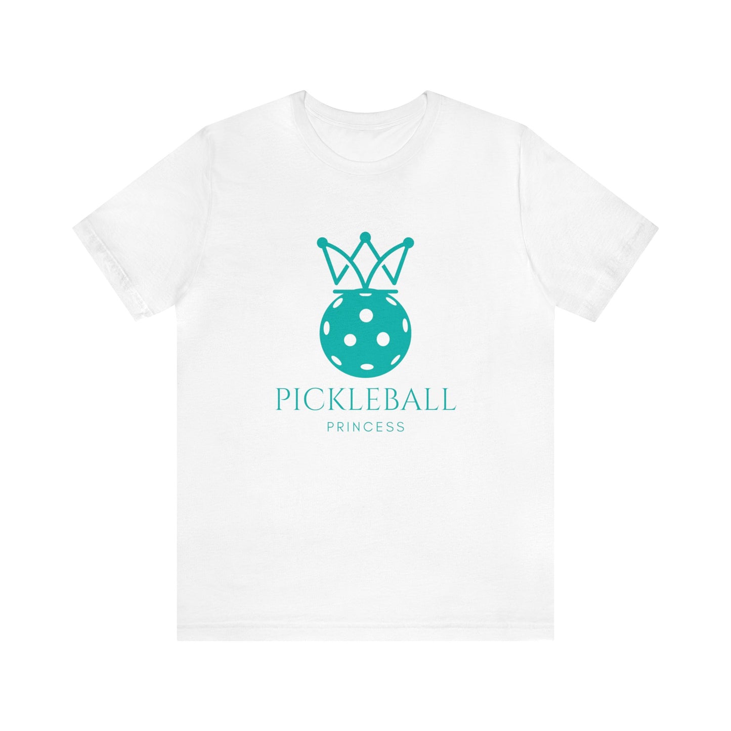Pickleball Princess Tiffany Blue Imprint. Bella+Canvas