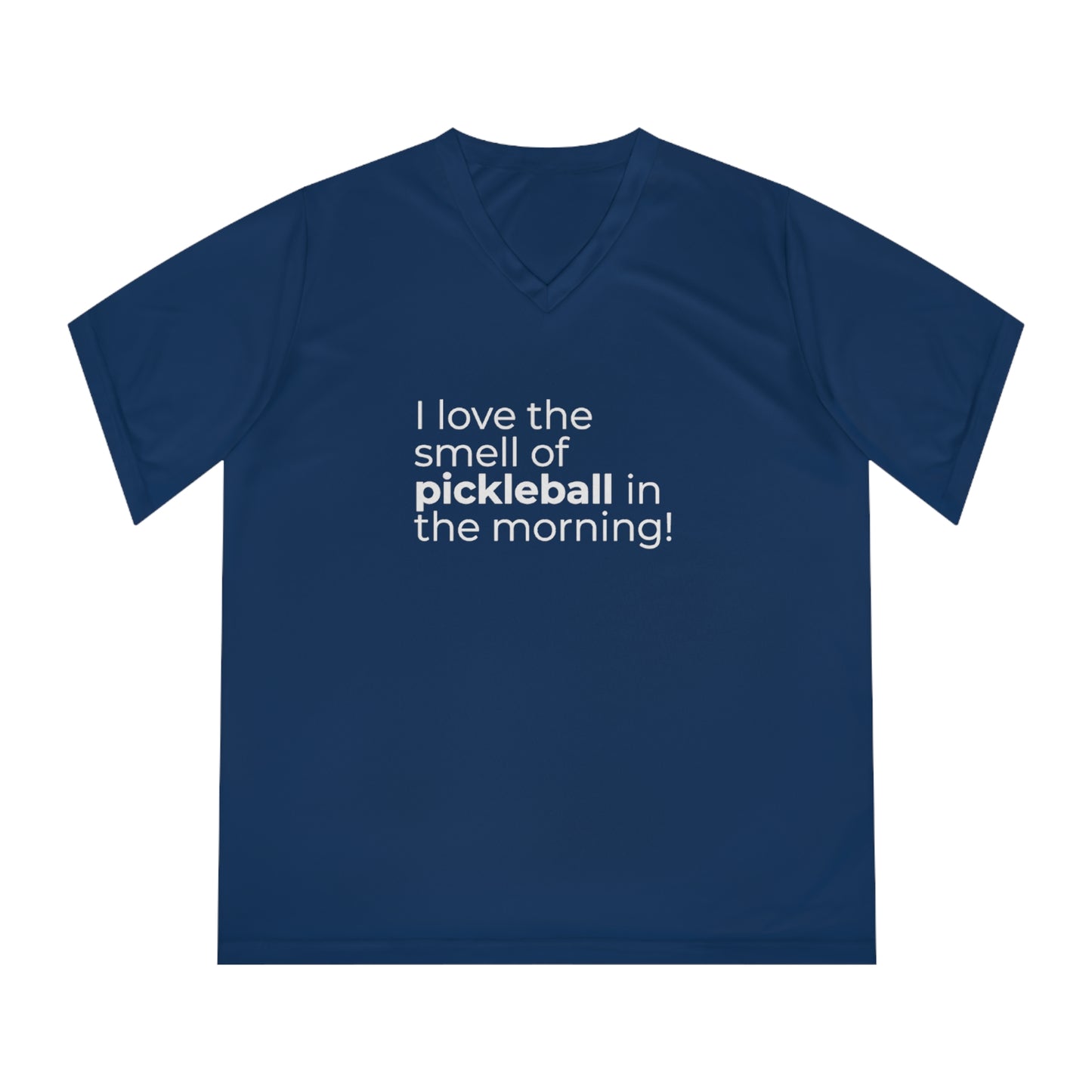 I Love The Smell Of Pickleball In The Morning Women's Performance V-Neck