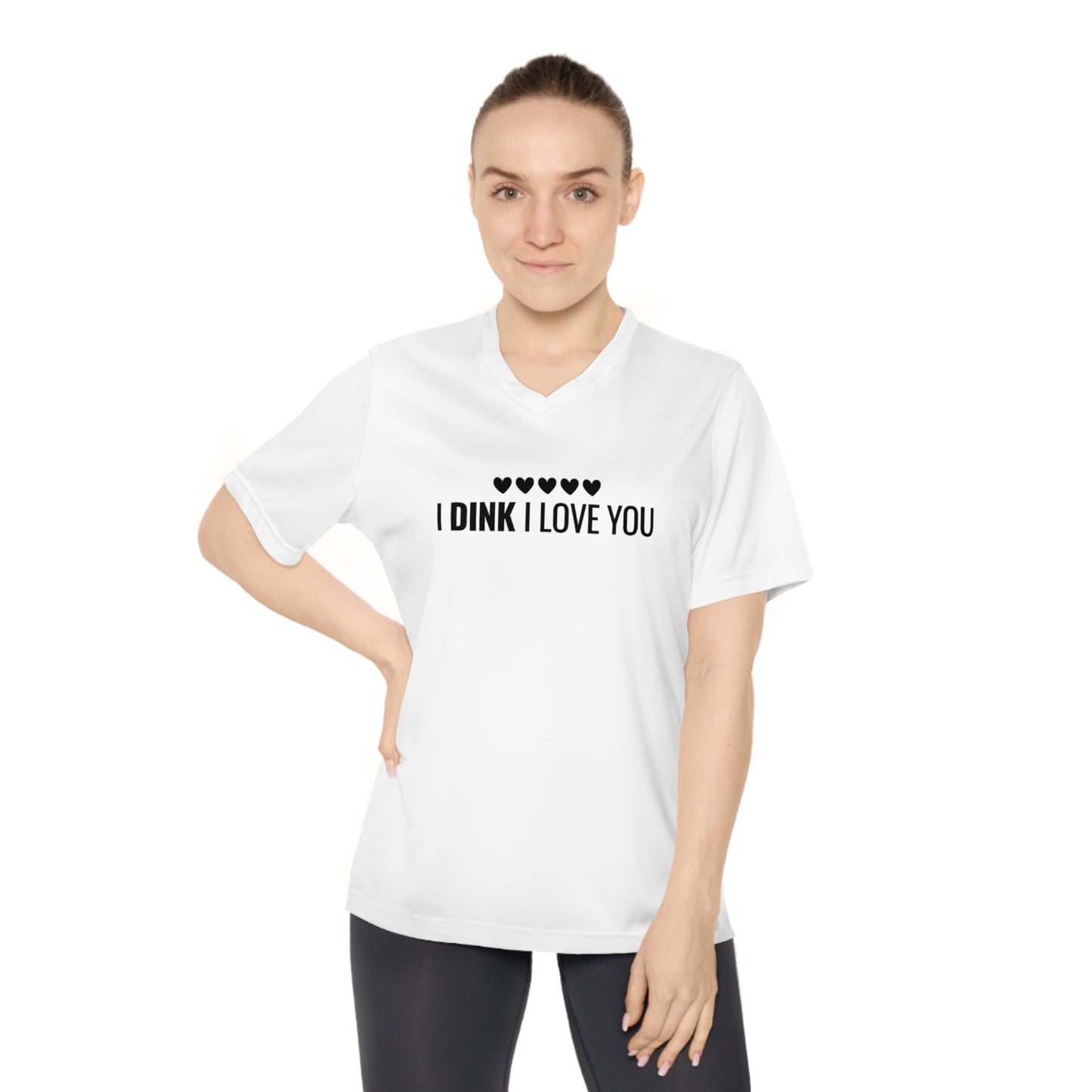 I Dink I Love You. Women's Performance V-Neck