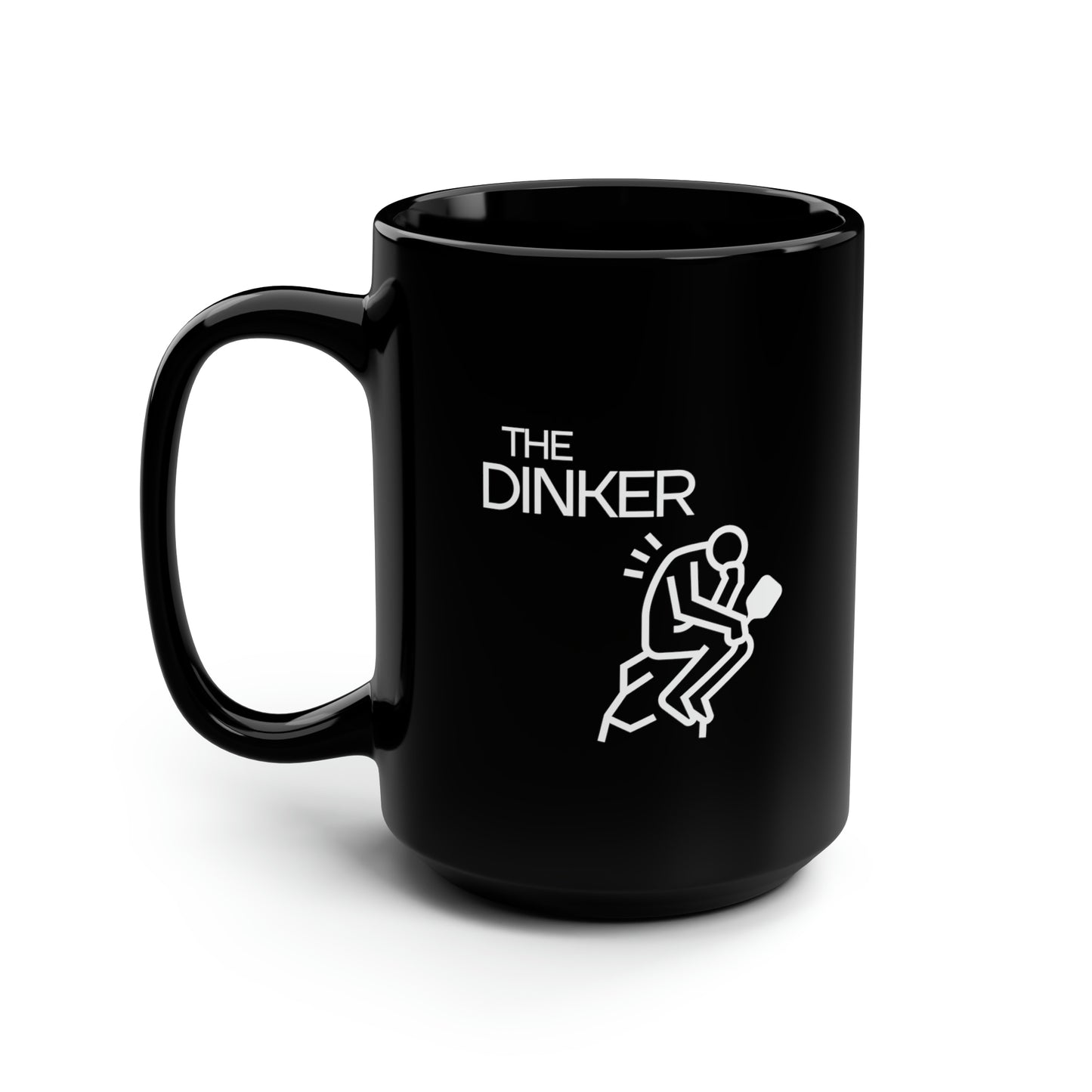 The Dinker 15 Oz Black Coffee Mug