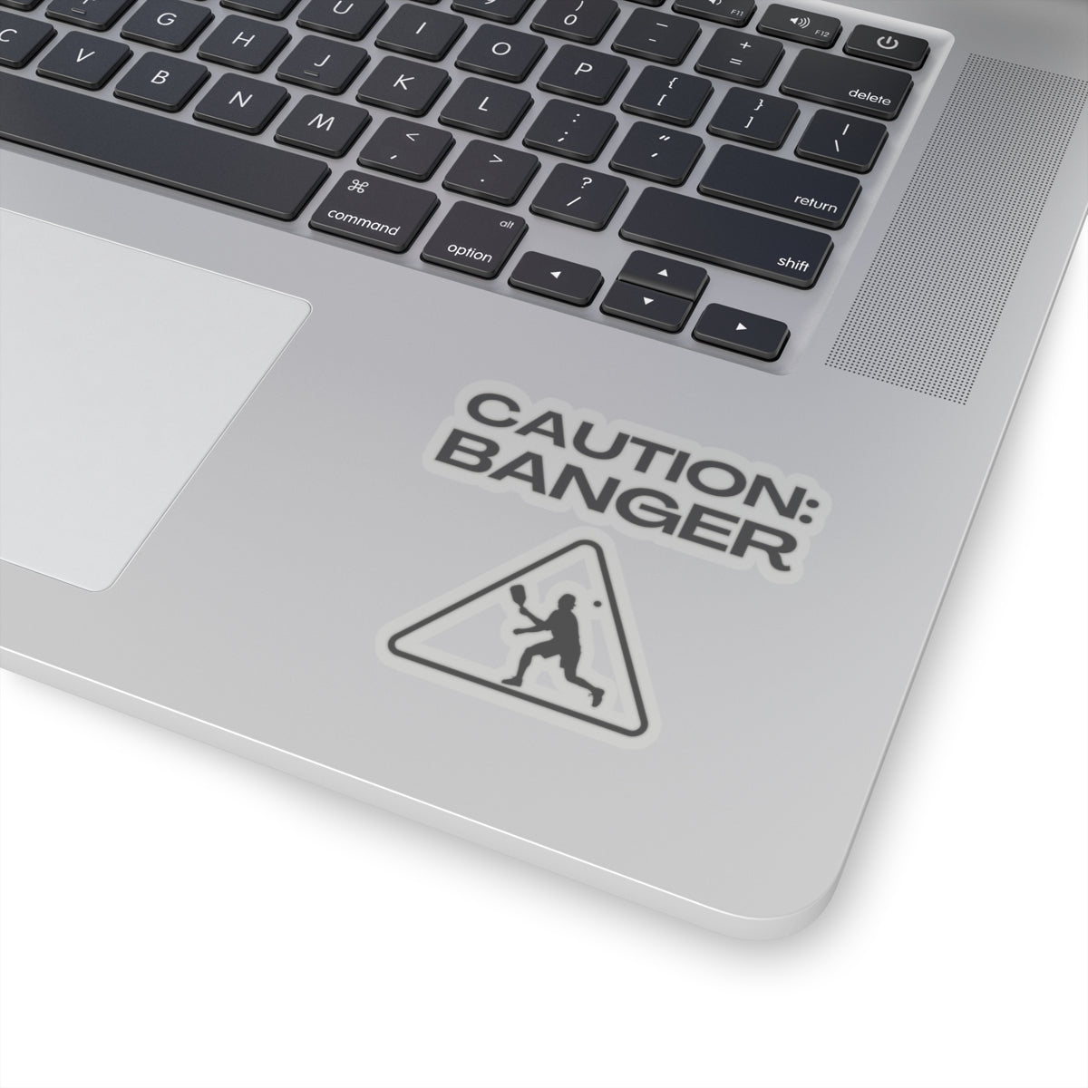 Caution: Banger Kiss Cut Sticker