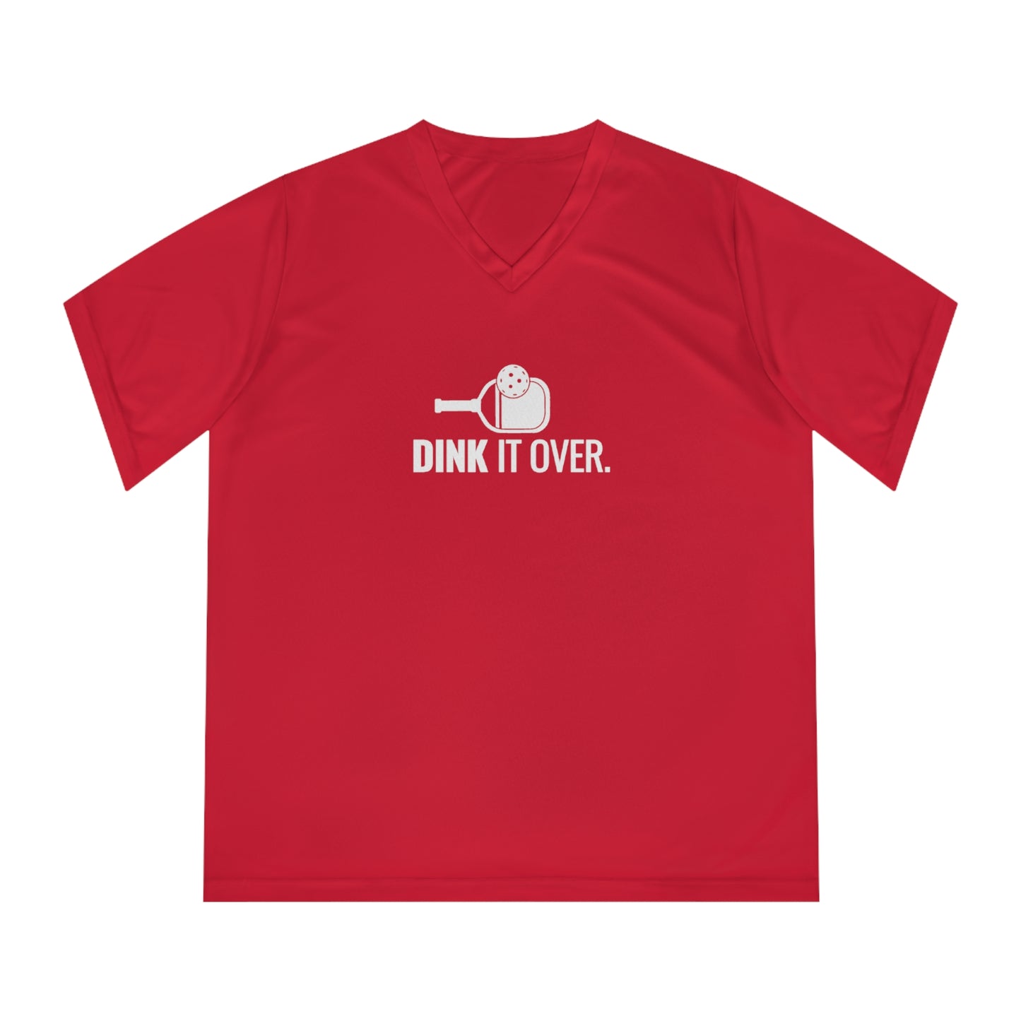 Dink It Over. Women's Performance V-Neck