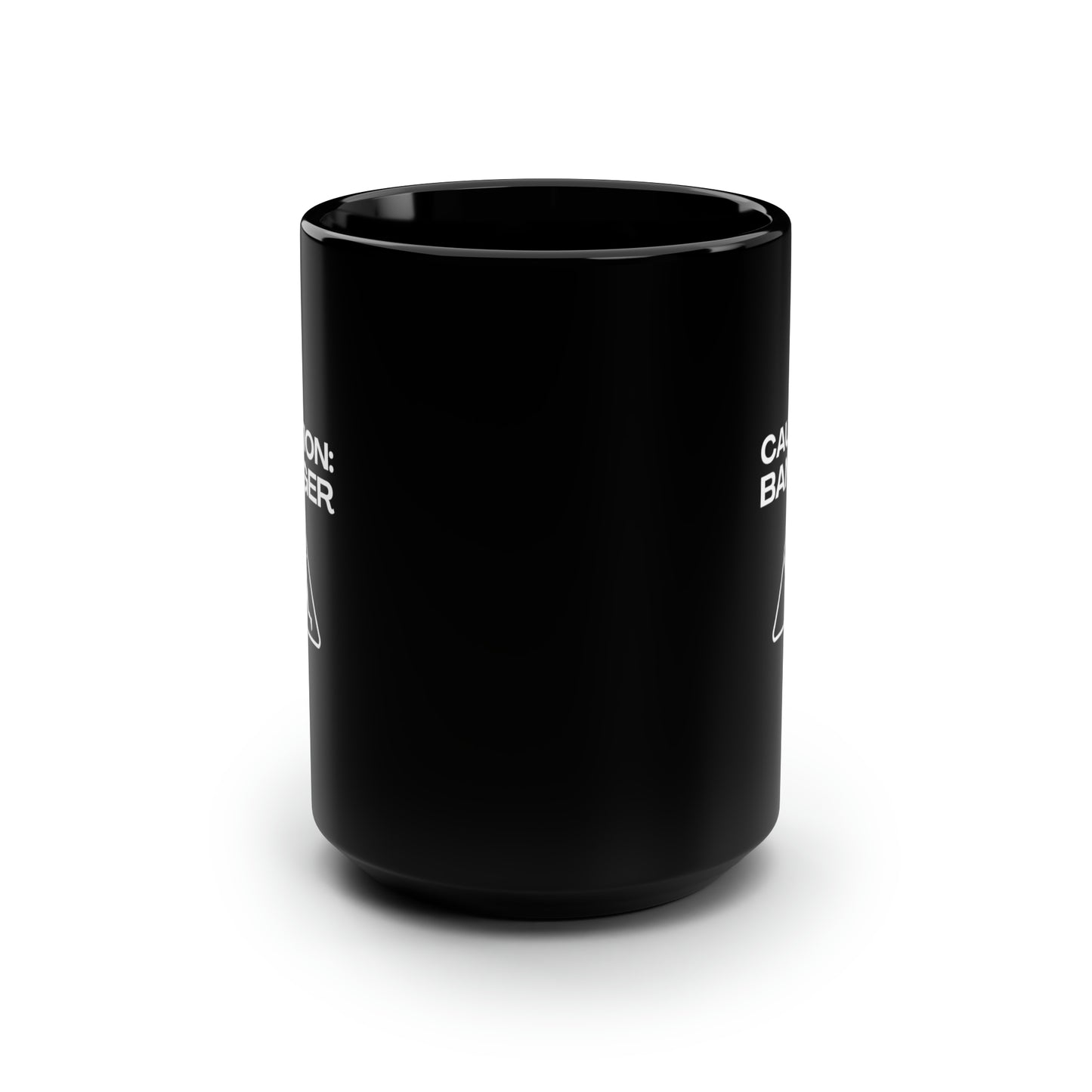 Caution: Banger 15 Oz Black Coffee Mug