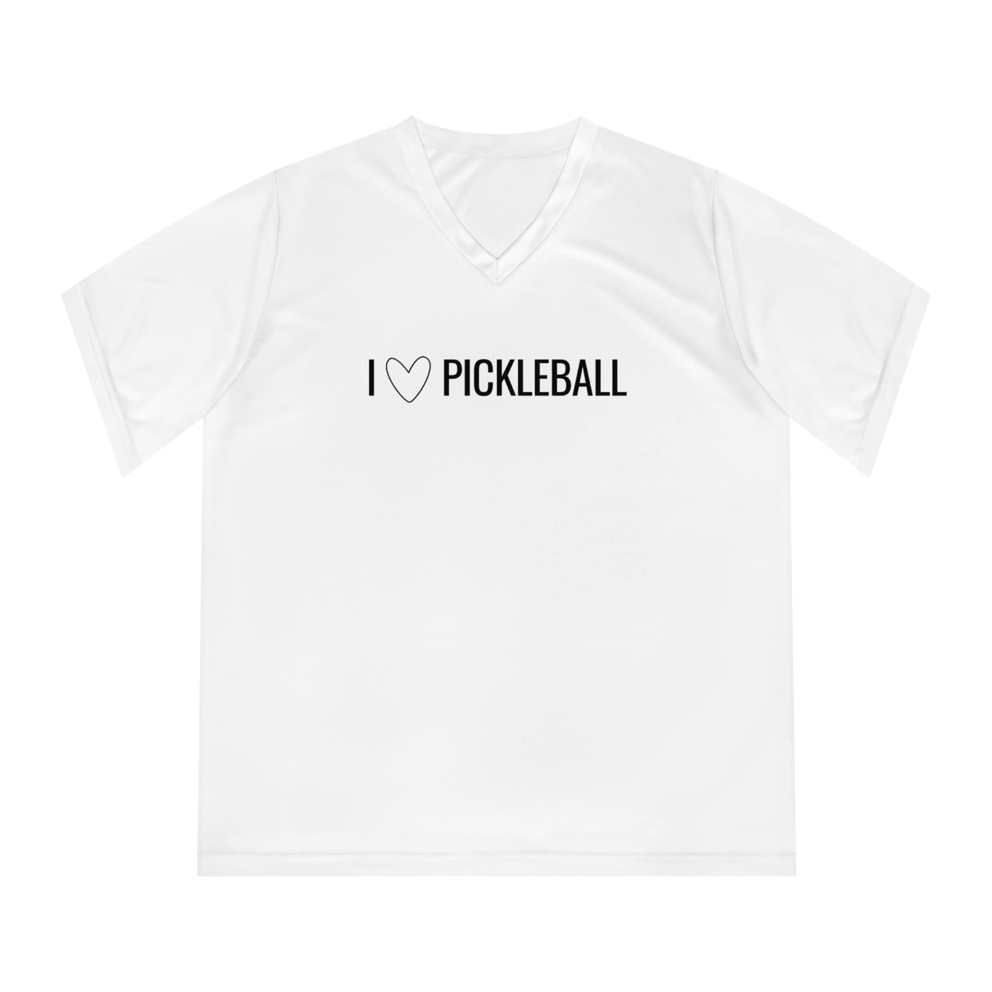 I Love Pickleball Women's Performance V-Neck