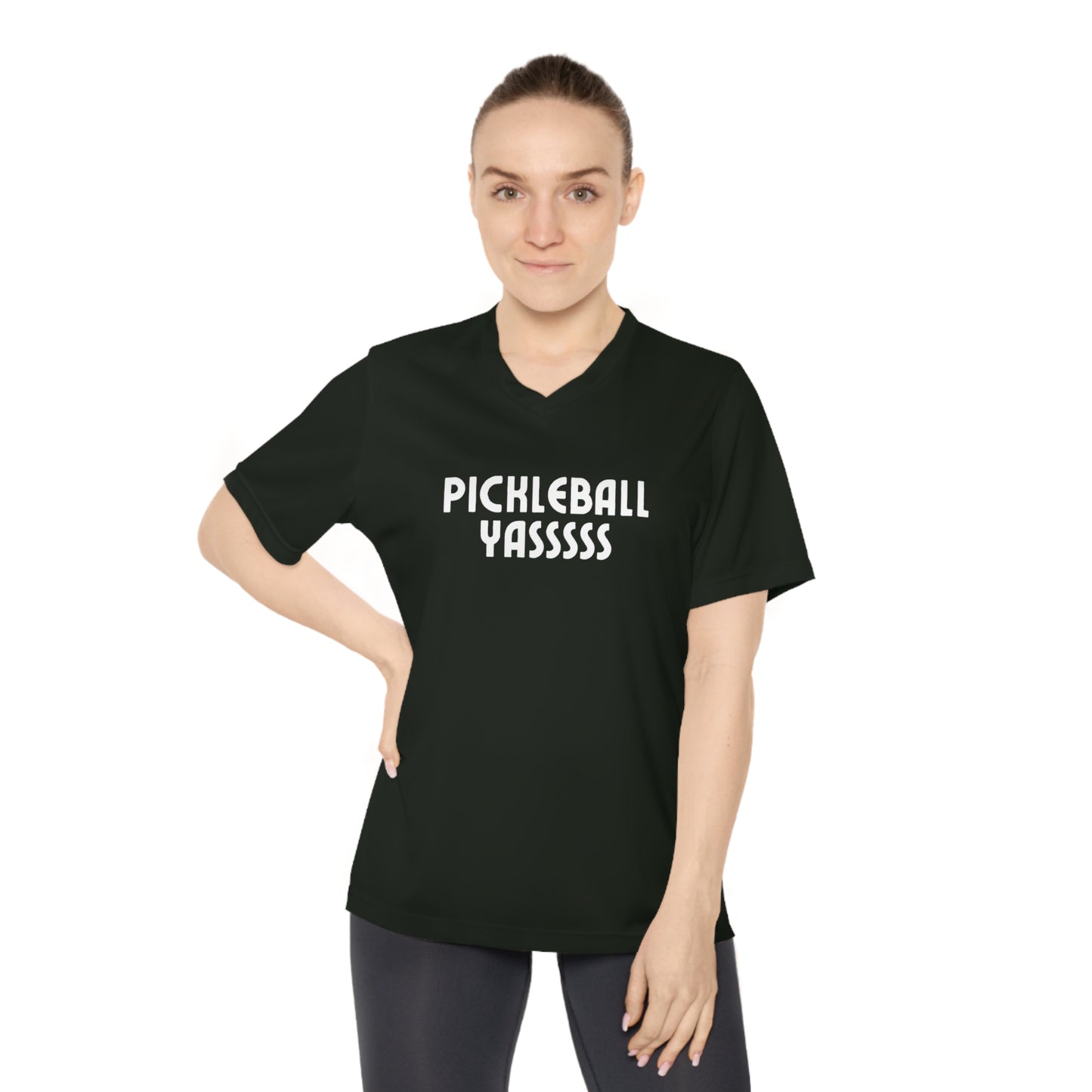 Pickleball YASSSSS Women's Performance V-Neck