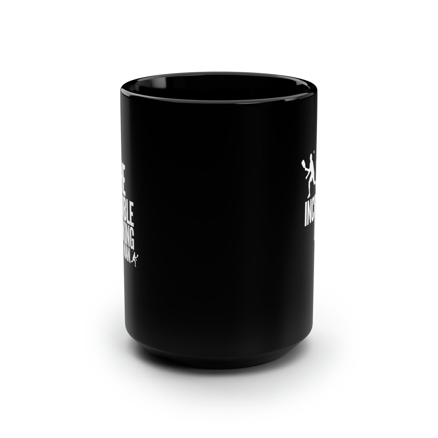 The Incredible Dinking Man 15 Oz Black Coffee Mug