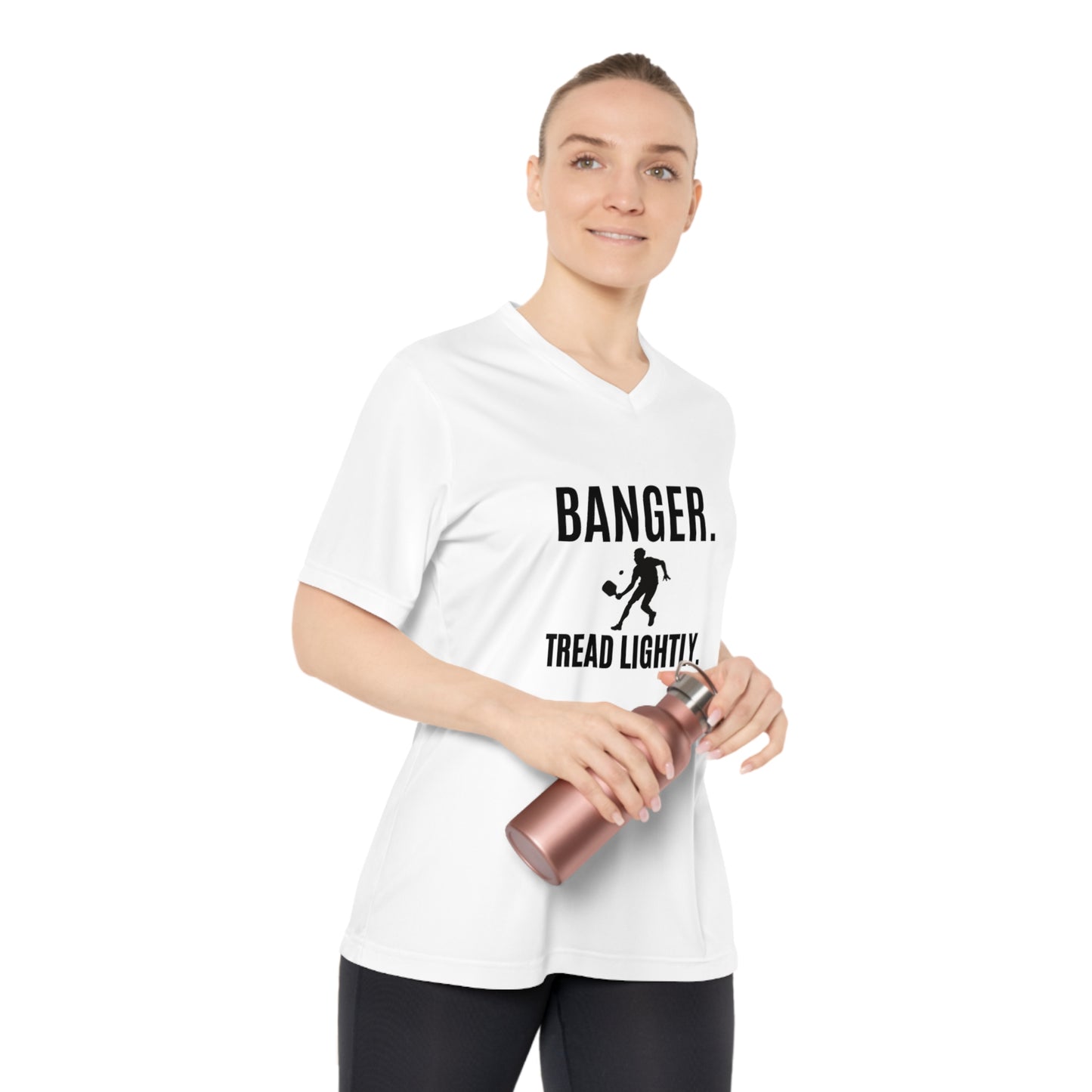 Banger. Tread Lightly. Women's Performance V-Neck