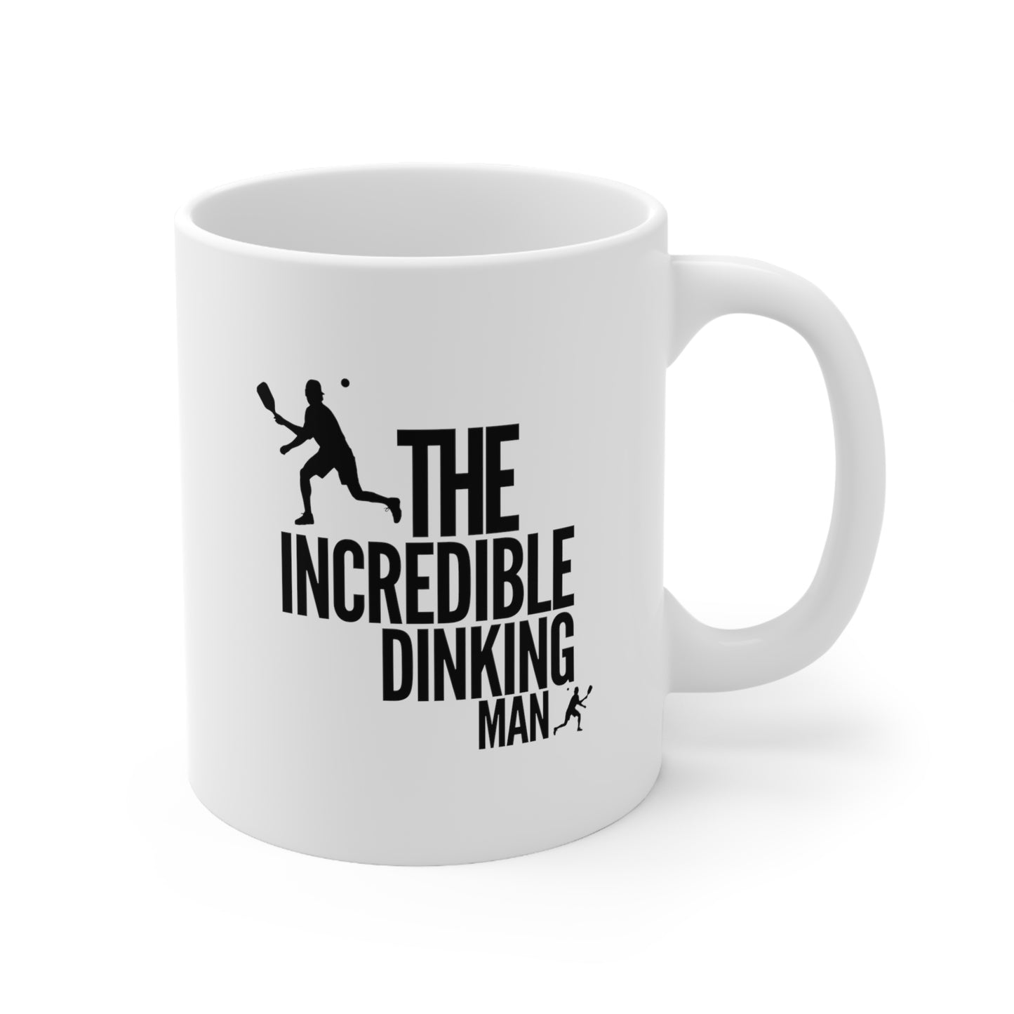 The Incredible Dinking Man 11 Oz White Coffee Mug