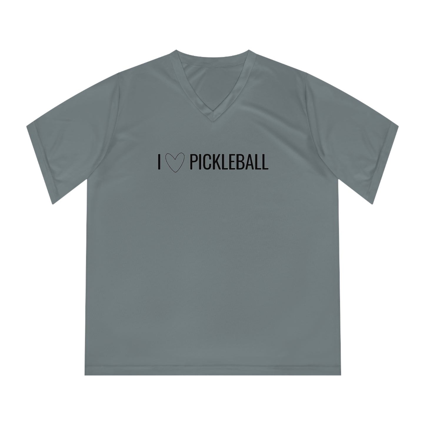 I Love Pickleball Women's Performance V-Neck