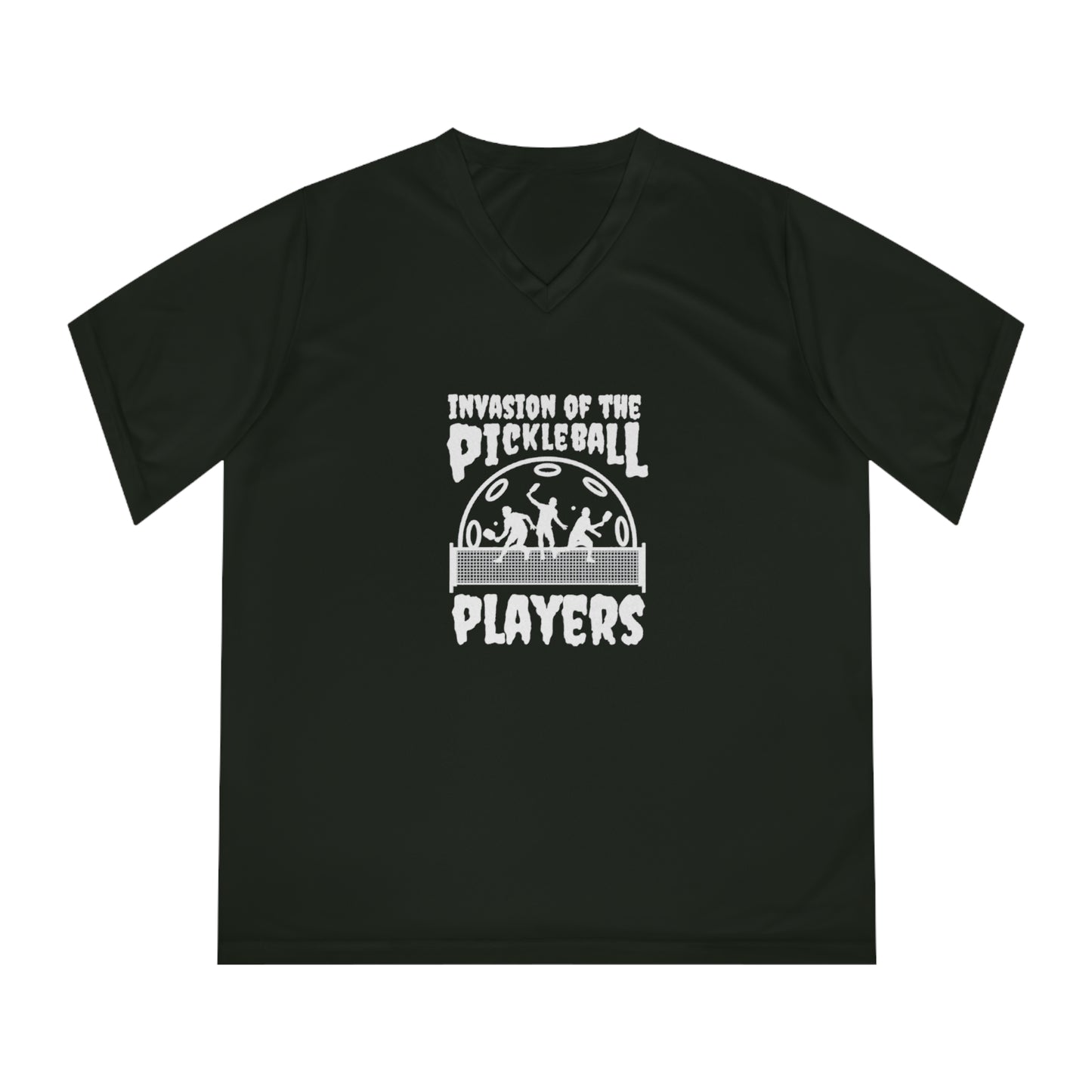 Invasion of the Pickleball Players Women's Performance V-Neck