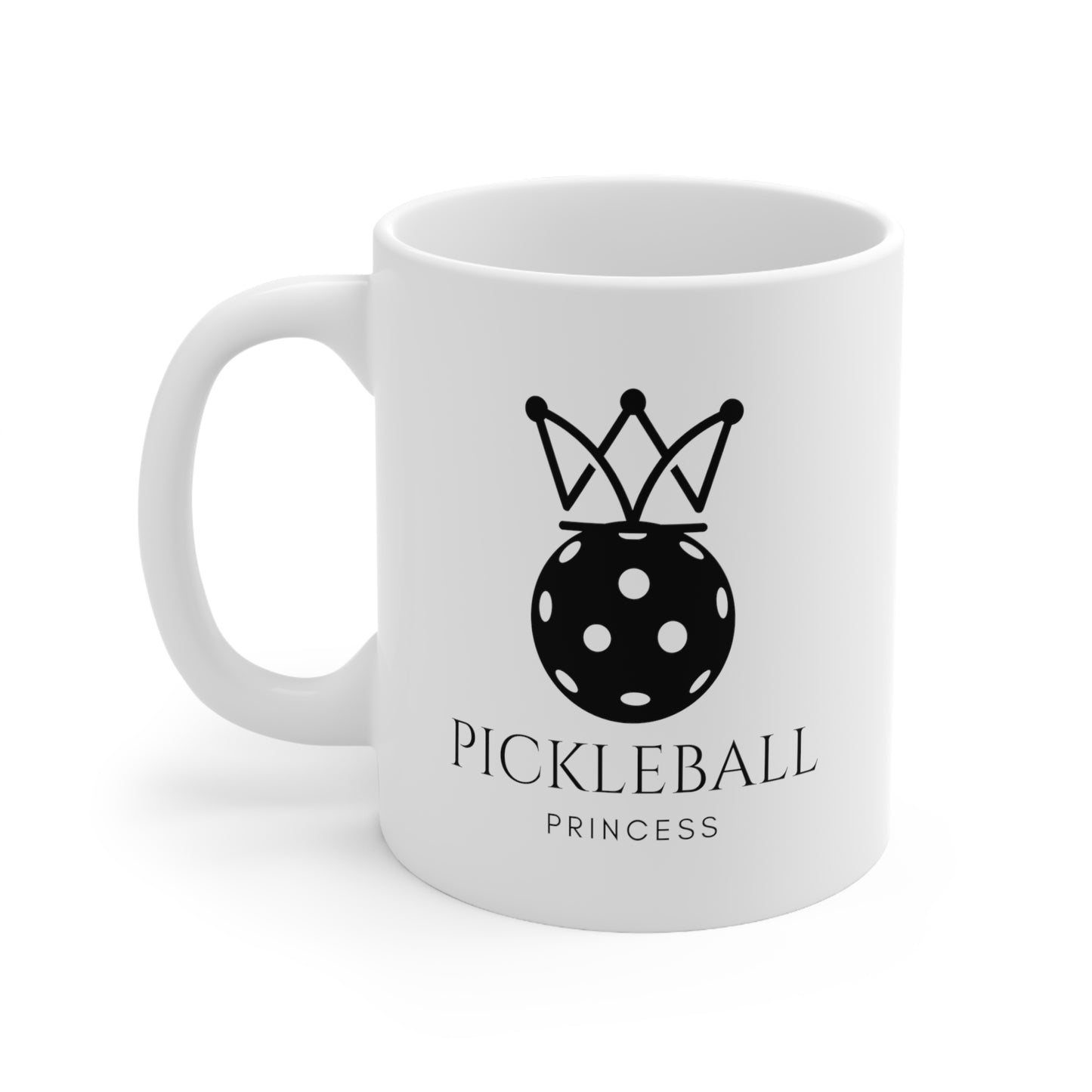 Pickleball Princess 11 Oz White Coffee Mug