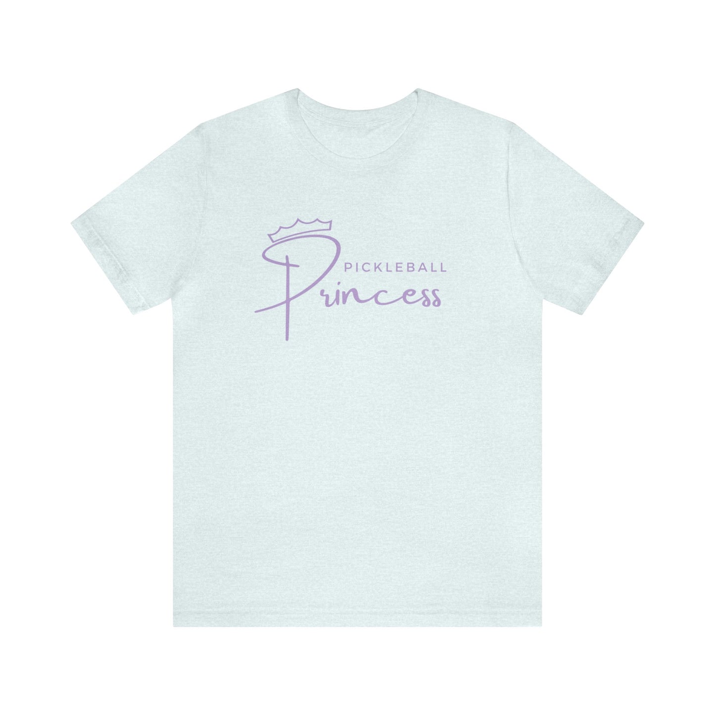 Pickleball Princess Purple Imprint. Bella+Canvas