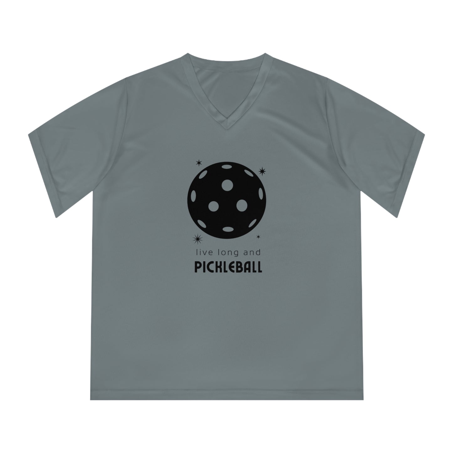 Live Long And Pickleball Women's Performance V-Neck