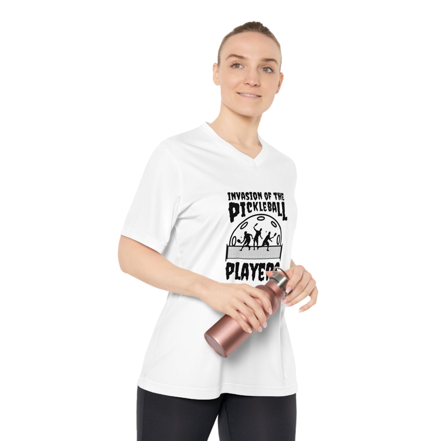 Invasion of the Pickleball Players Women's Performance V-Neck