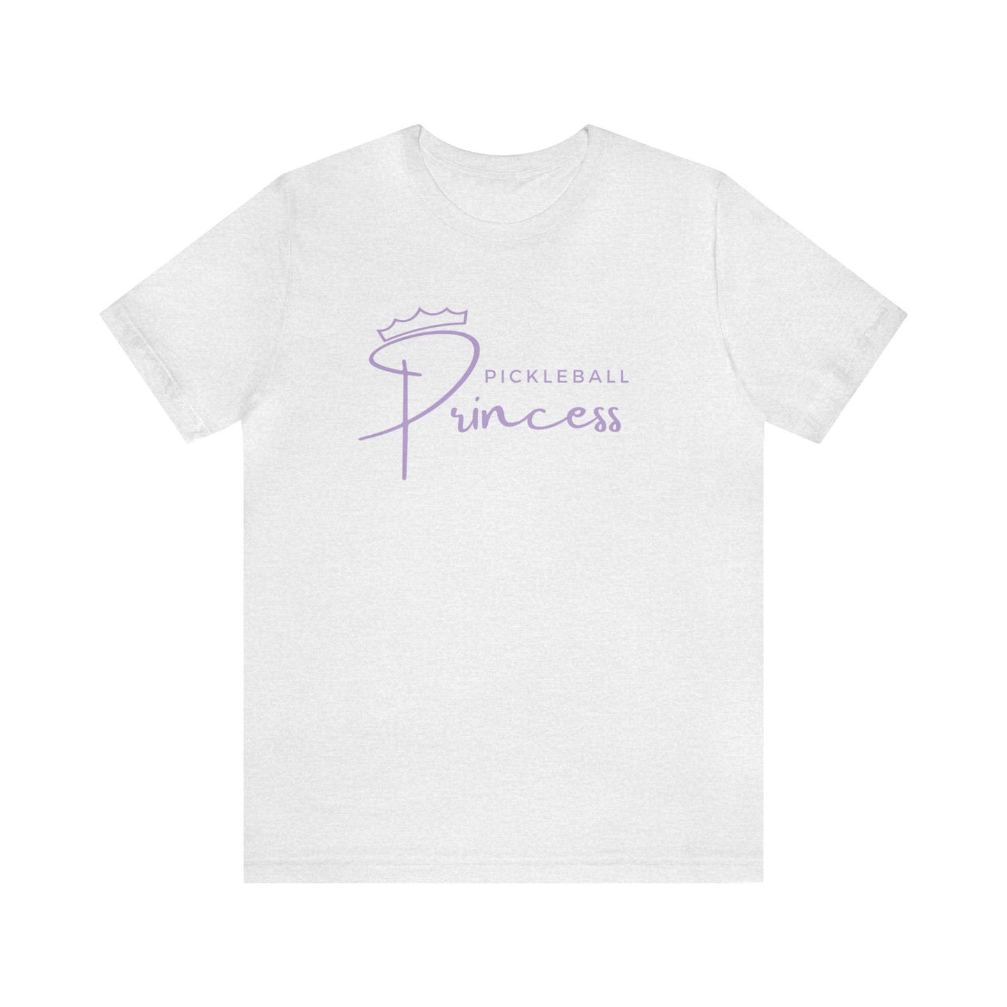 Pickleball Princess Purple Imprint. Bella+Canvas