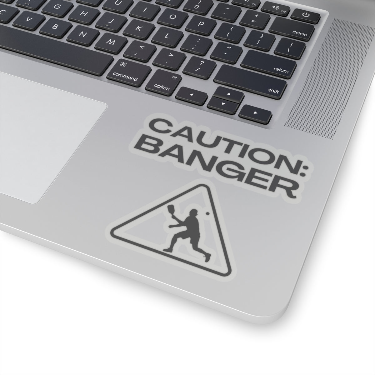 Caution: Banger Kiss Cut Sticker