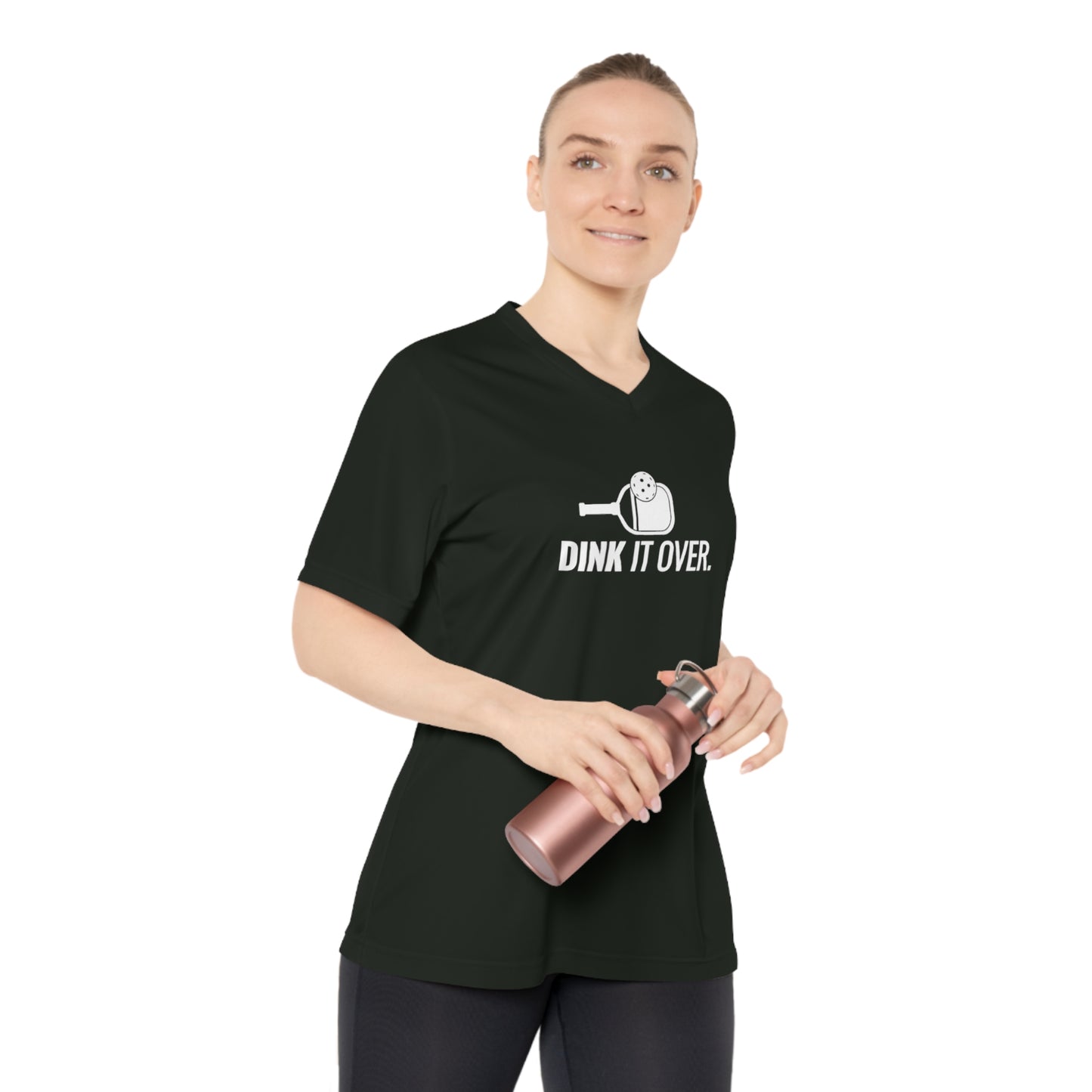 Dink It Over. Women's Performance V-Neck