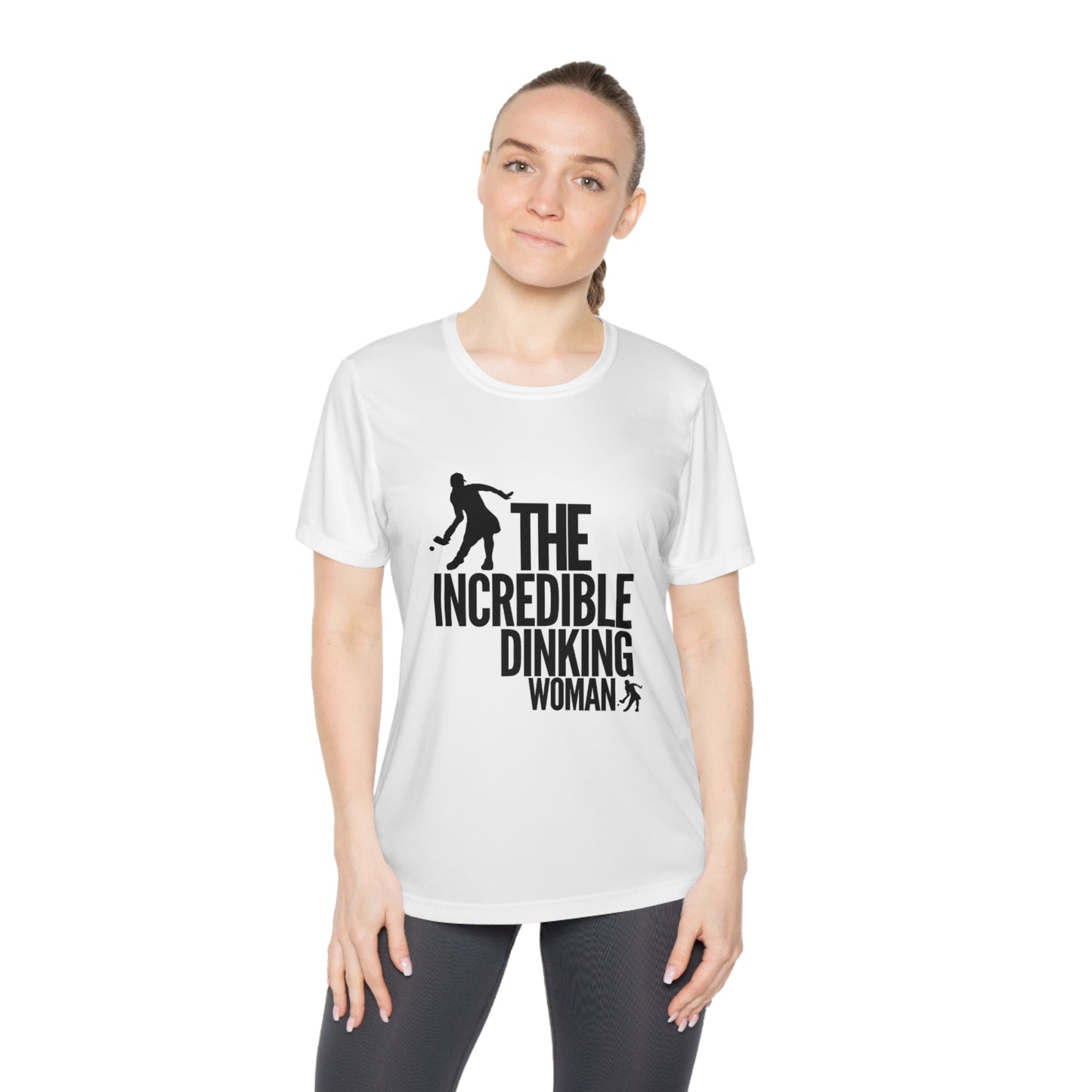 The Incredible Dinking Woman Women's Moisture Wicking