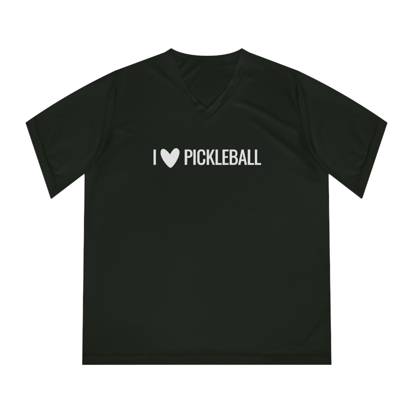 I Love Pickleball Women's Performance V-Neck