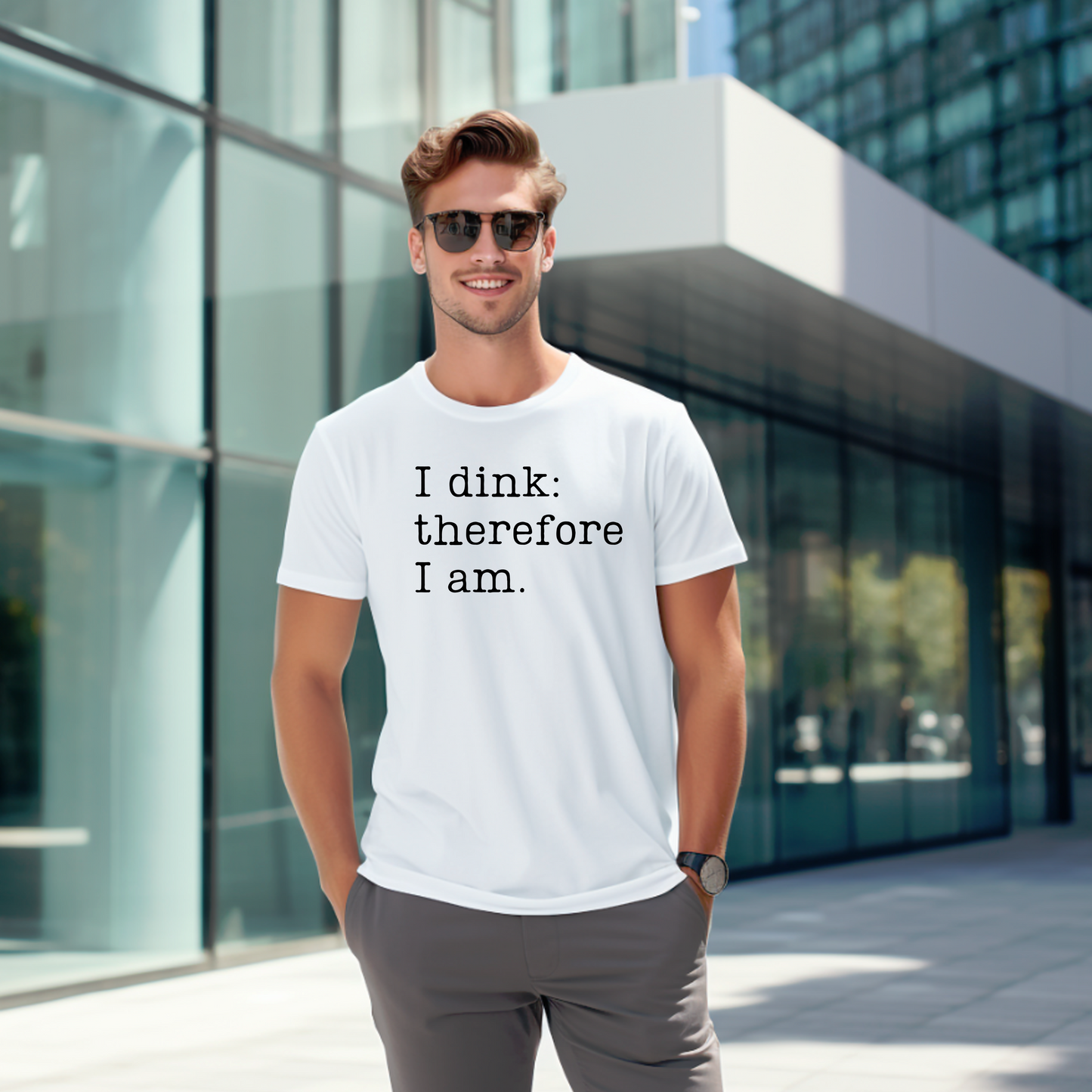 I Dink: Therefore I Am Bella+Canvas