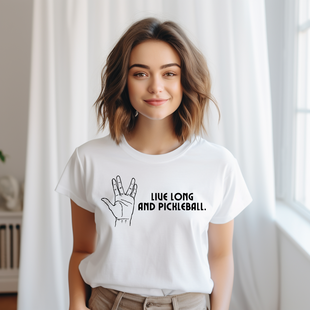 Live Long and Pickleball Bella+Canvas