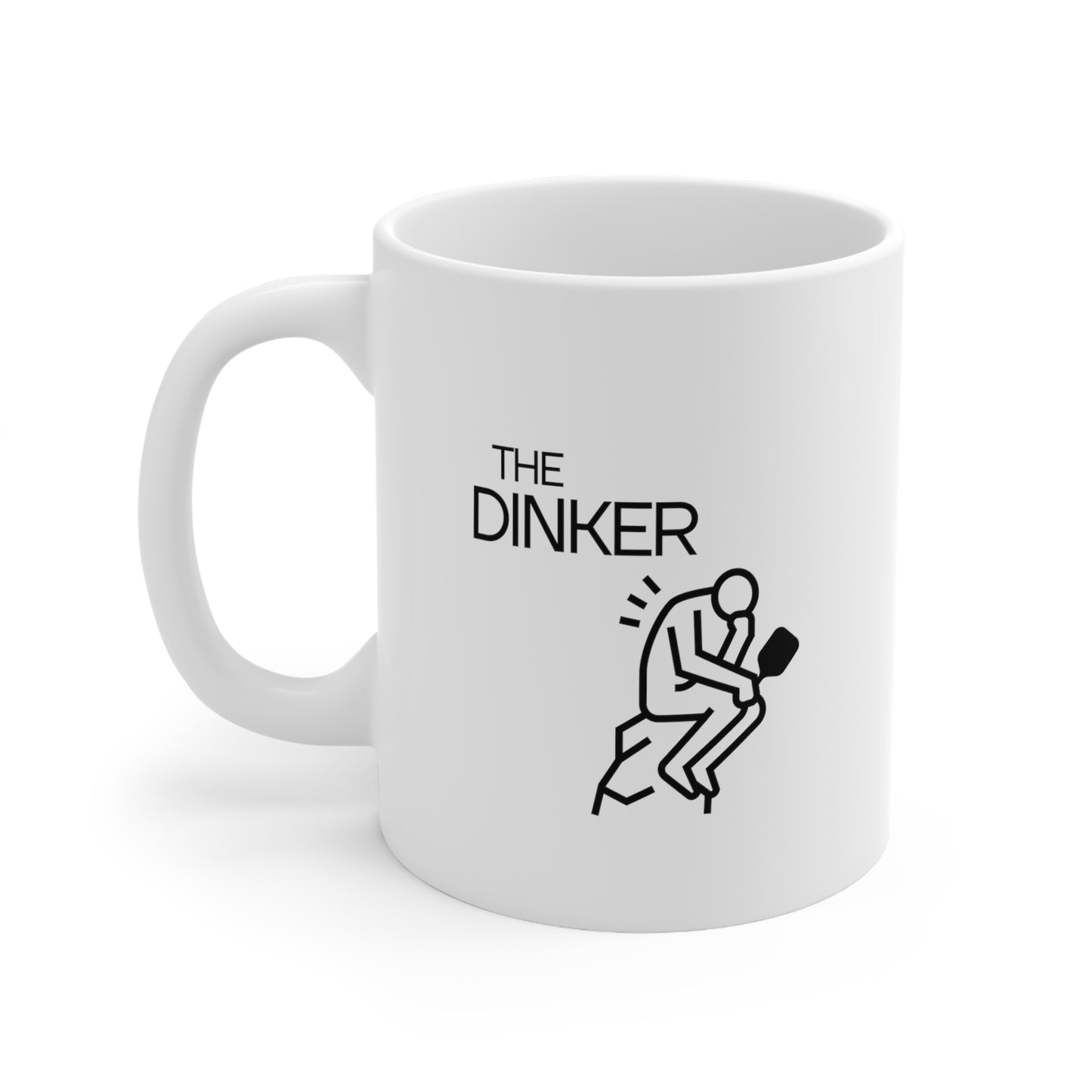 The Dinker 11 Oz White Coffee Mug