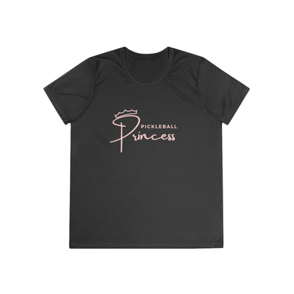 Pickleball Princess Pink Imprint. Women's Moisture Wicking