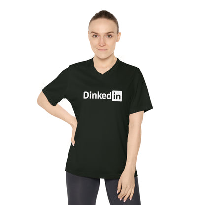 Dinkedin Women's Performance V-Neck