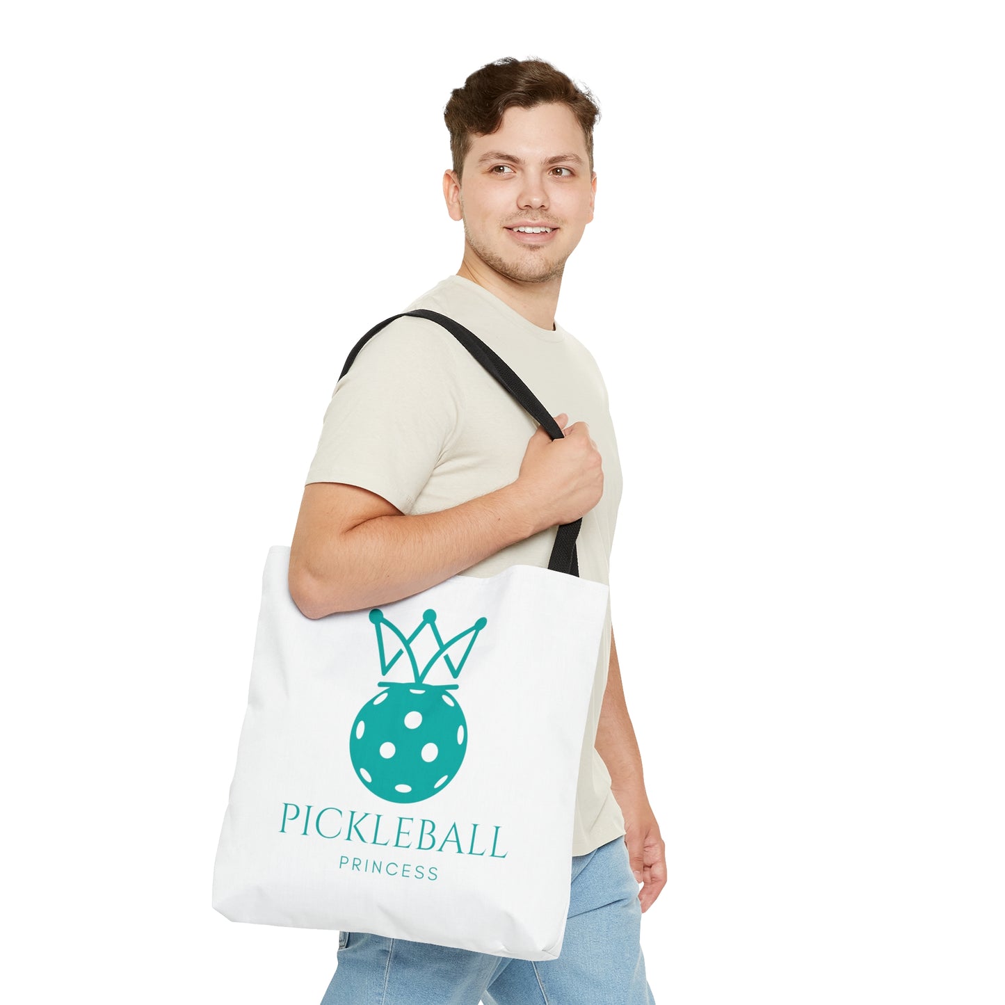 Pickleball Princess Tiffany Blue Imprint. Tote Bag