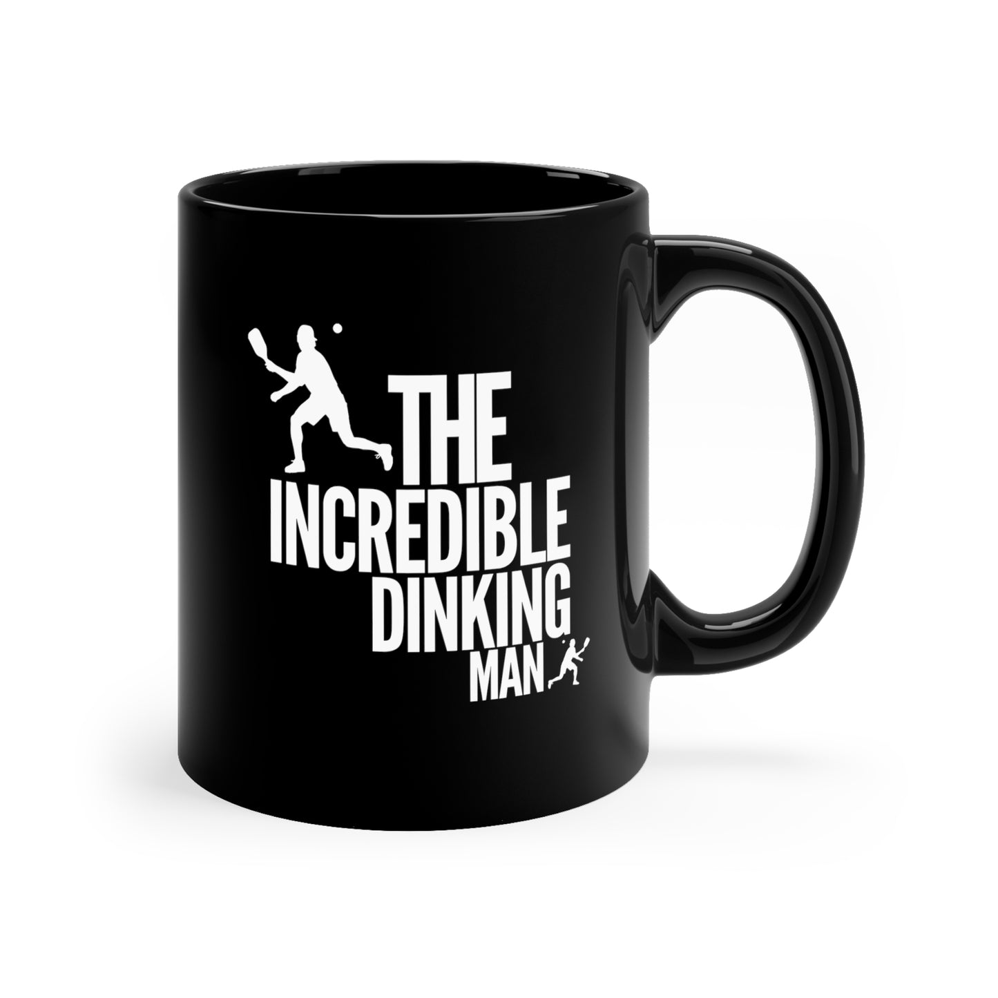 The Incredible Dinking Man 11 Oz Black Coffee Mug