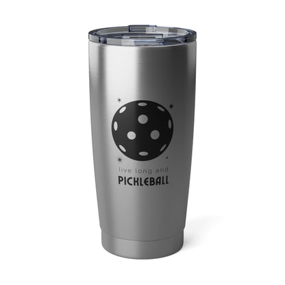 Live Long And Pickleball 20 Oz Stainless Steel Tumbler