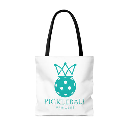 Pickleball Princess Tiffany Blue Imprint. Tote Bag