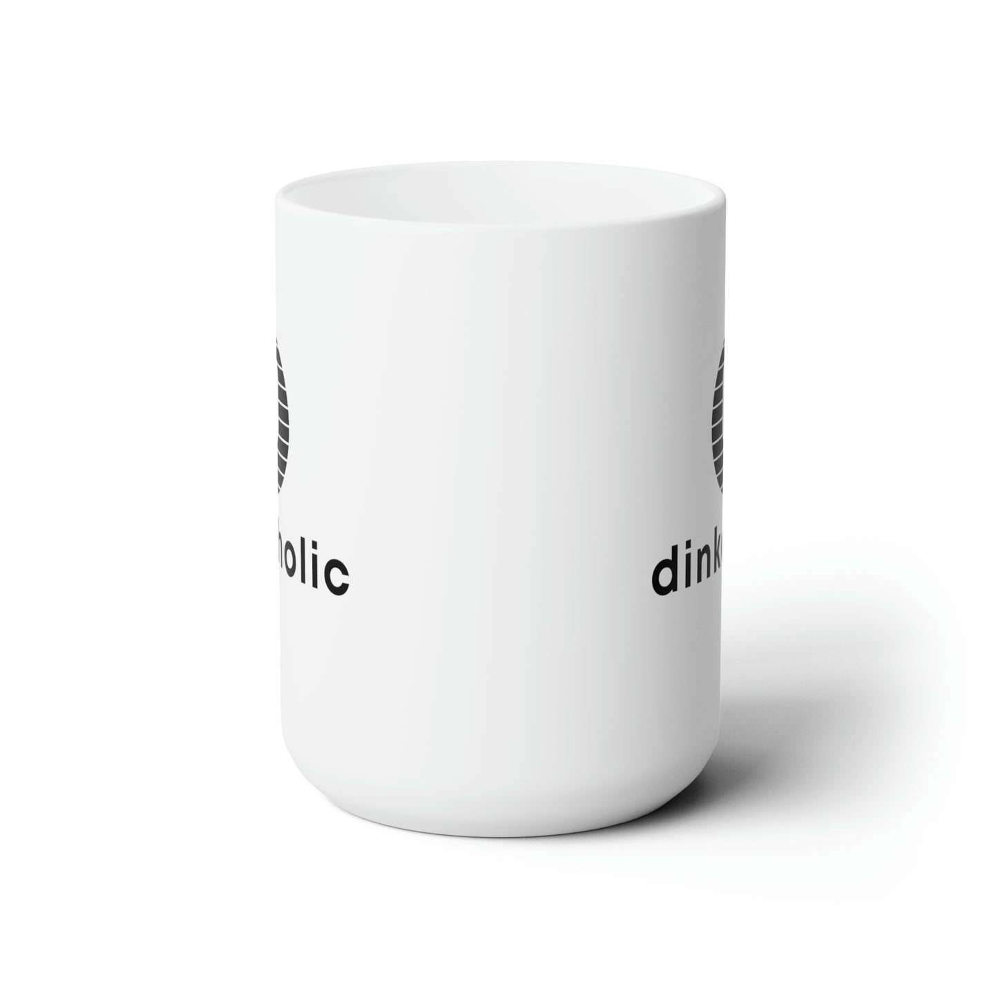 dinkaholic 15 Oz White Coffee Mug