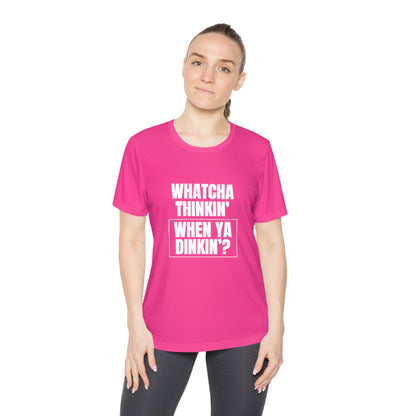 Whatcha Thinkin' When Ya Dinkin'? Women's Moisture Wicking