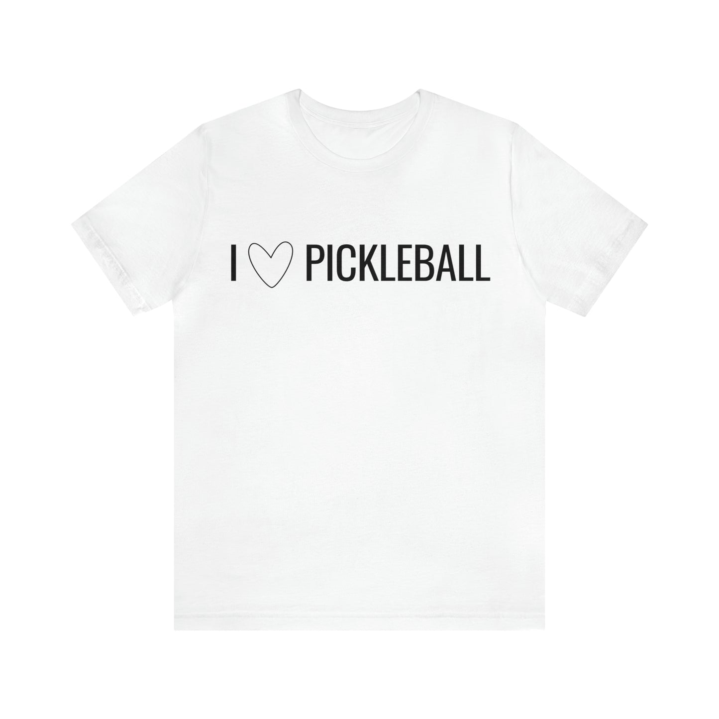 I Heart Pickleball Bella+Canvas